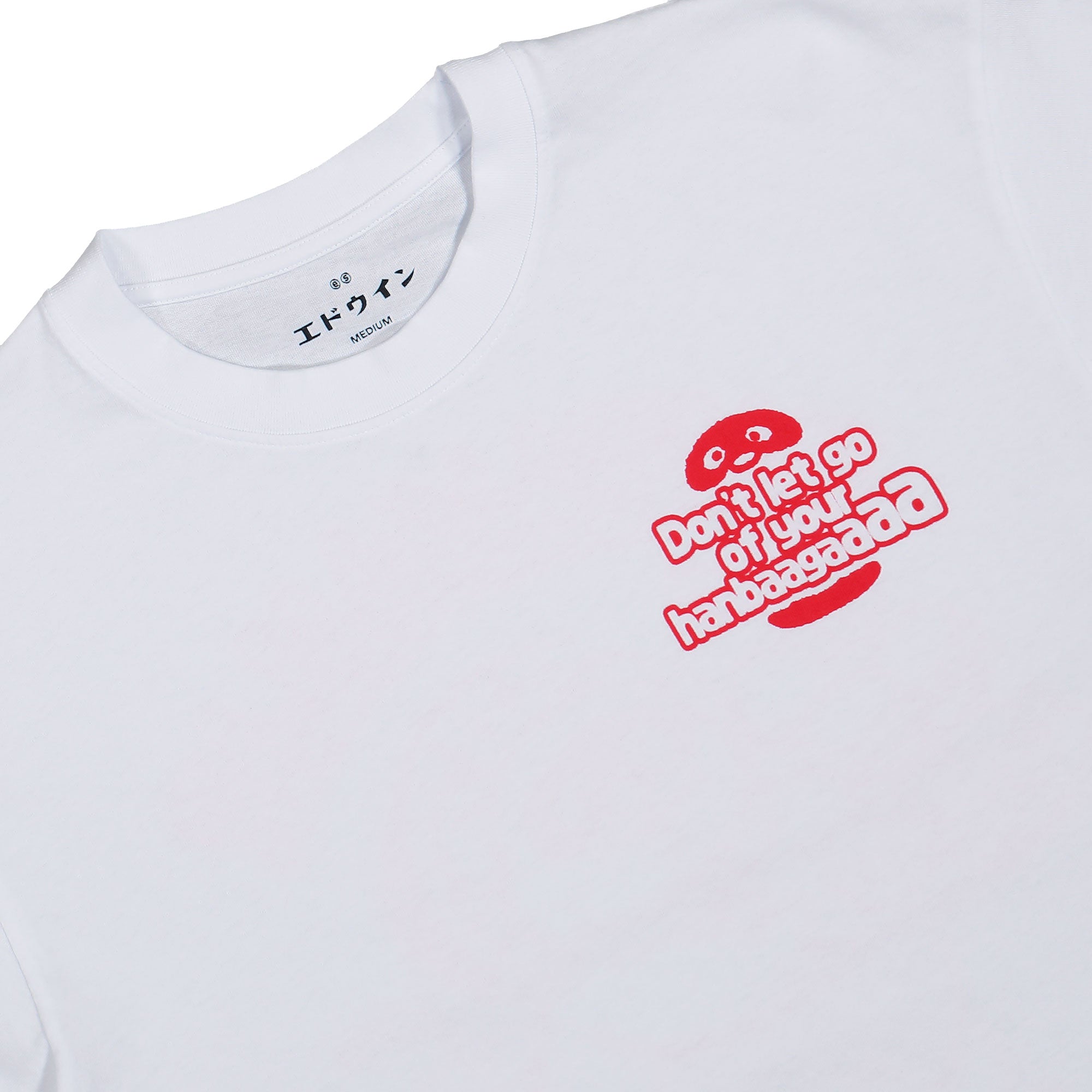 Edwin Tanuki T-Shirt White T-Shirts I035794.02.67.03 Close-up | Overkill