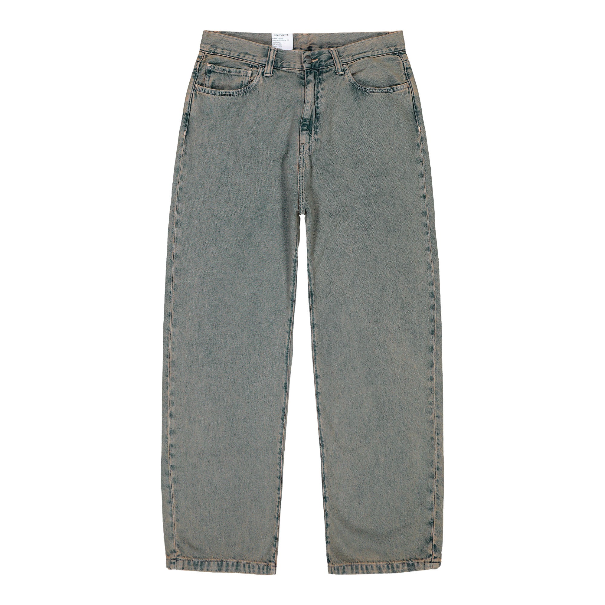 Carhartt WIP Landon Pant Blue / Leather / Garment Dyed Jeans I035820.3FUGD.00 | Overkill