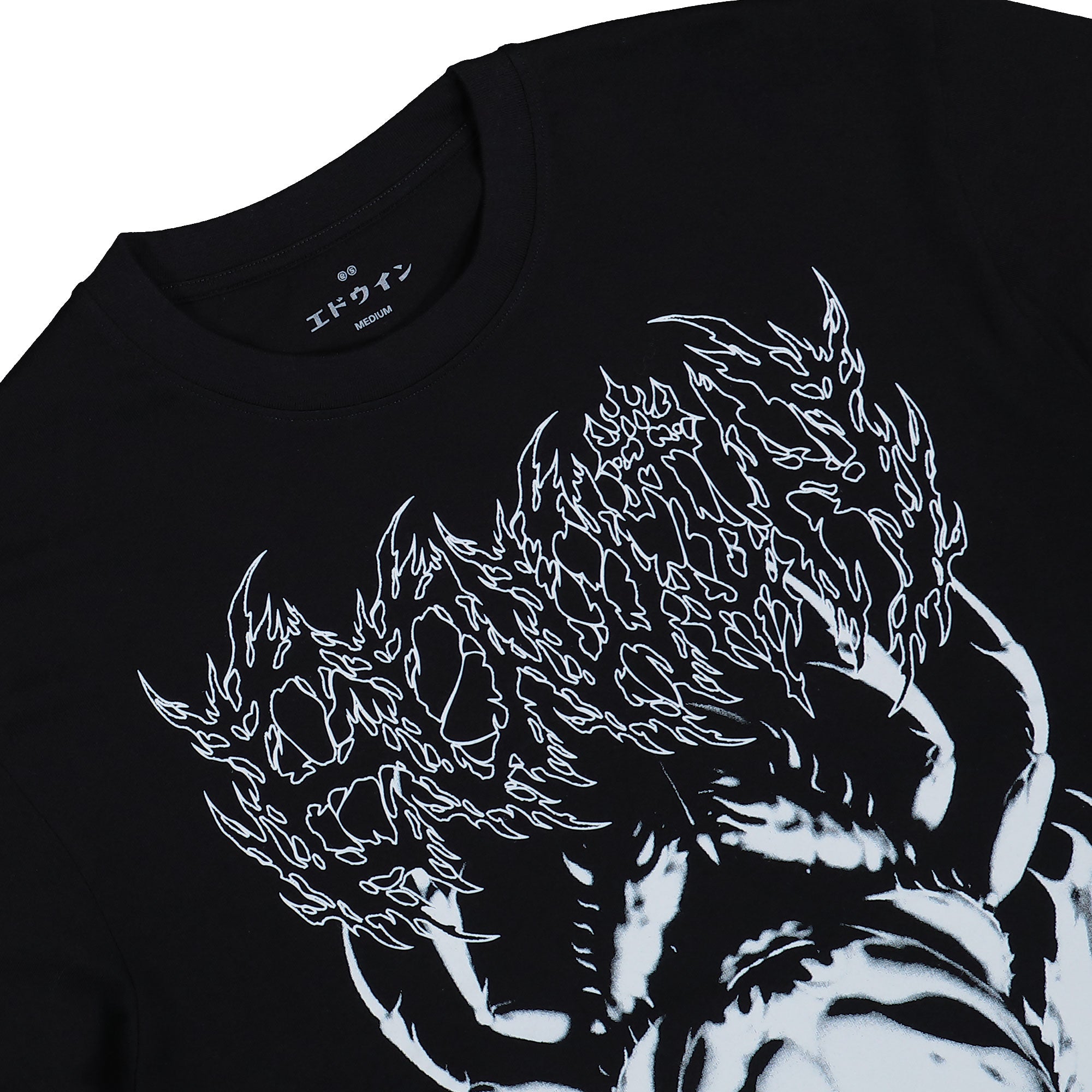 Edwin Panku Kochu LS T-Shirt Black Longsleeve I035824.89.67.03 Close-up | Overkill