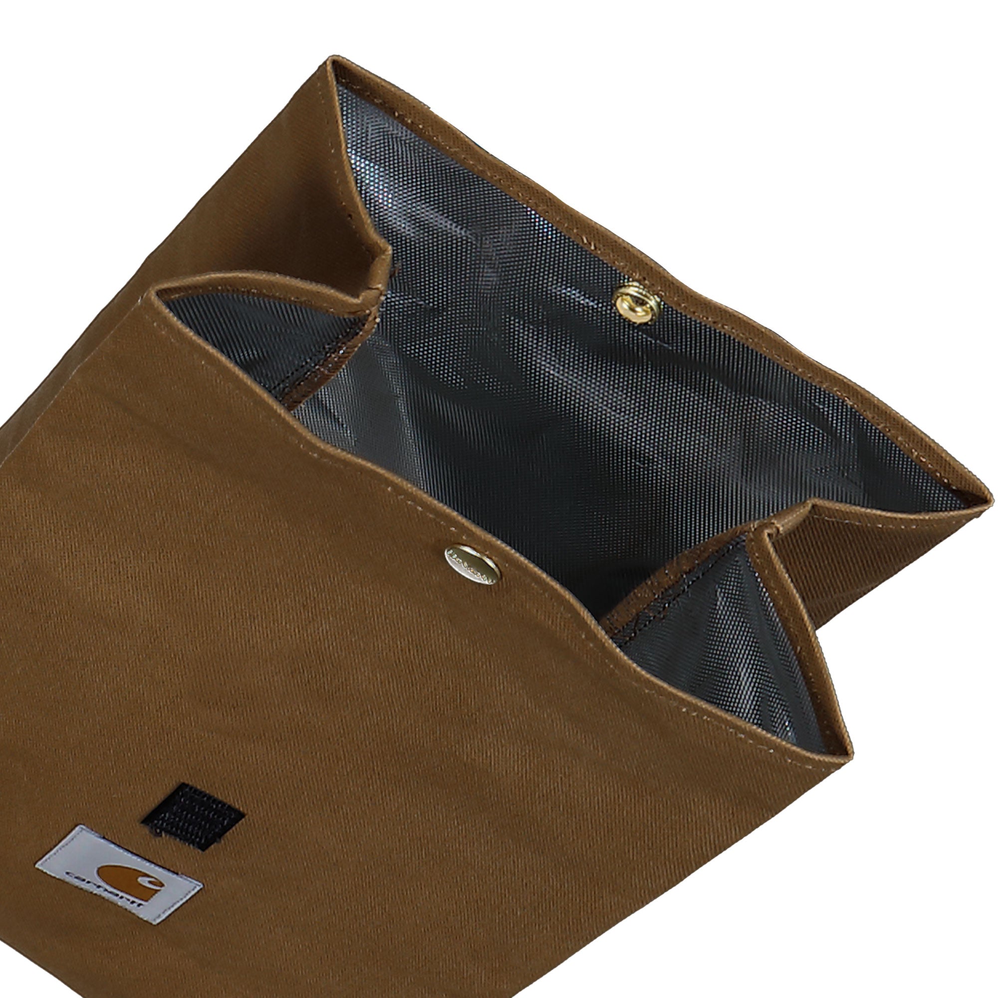 Carhartt WIP Lunch Bag Hamilton Brown Other Home Accessories I035943.HZ.XX.06 Detail View 3 | Overkill