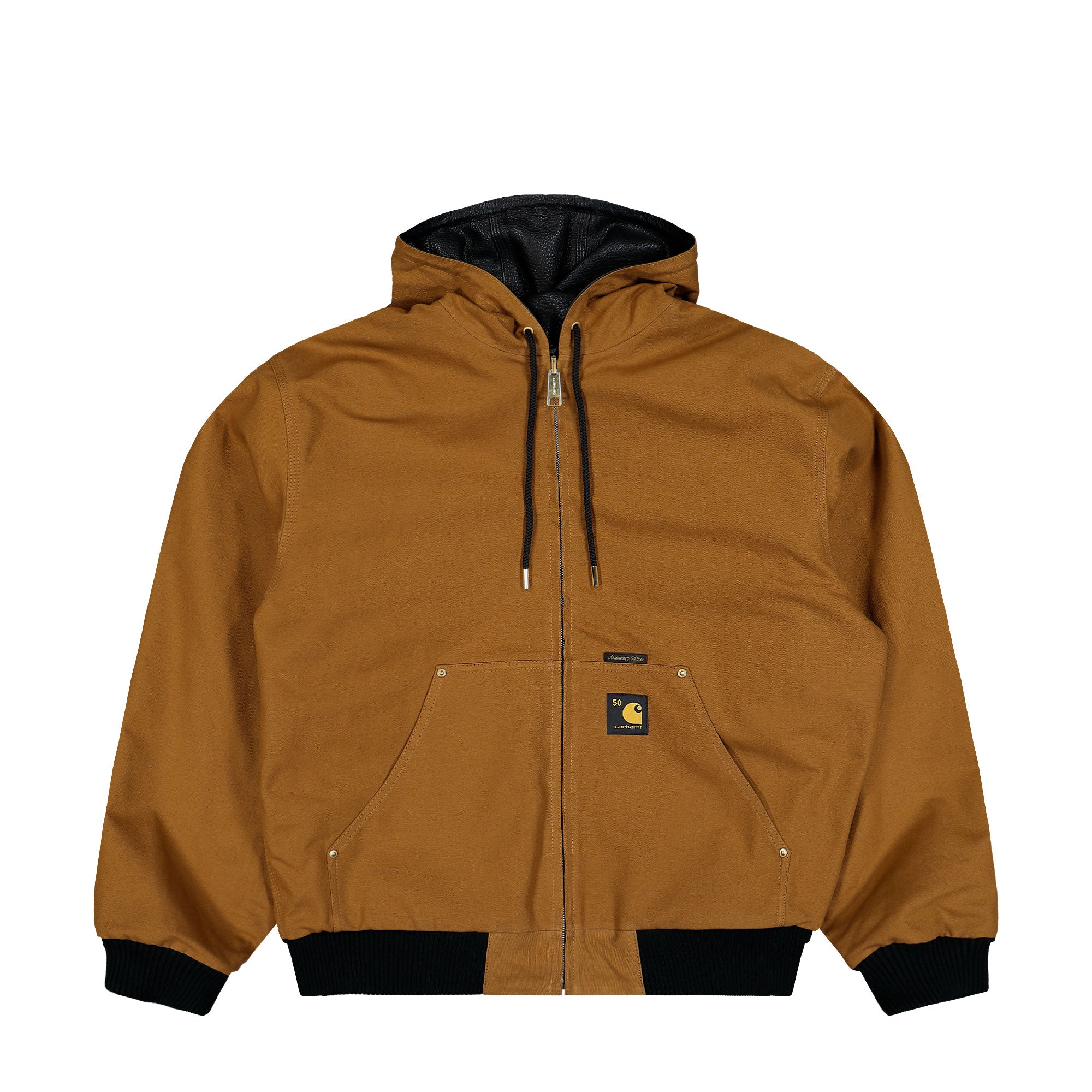 adidas 50 Years Anniversary OG Active Jacket Leather Black / Hamilton Brown Jacket I035967.3R0.XX.03 Detail View 5 | Overkill