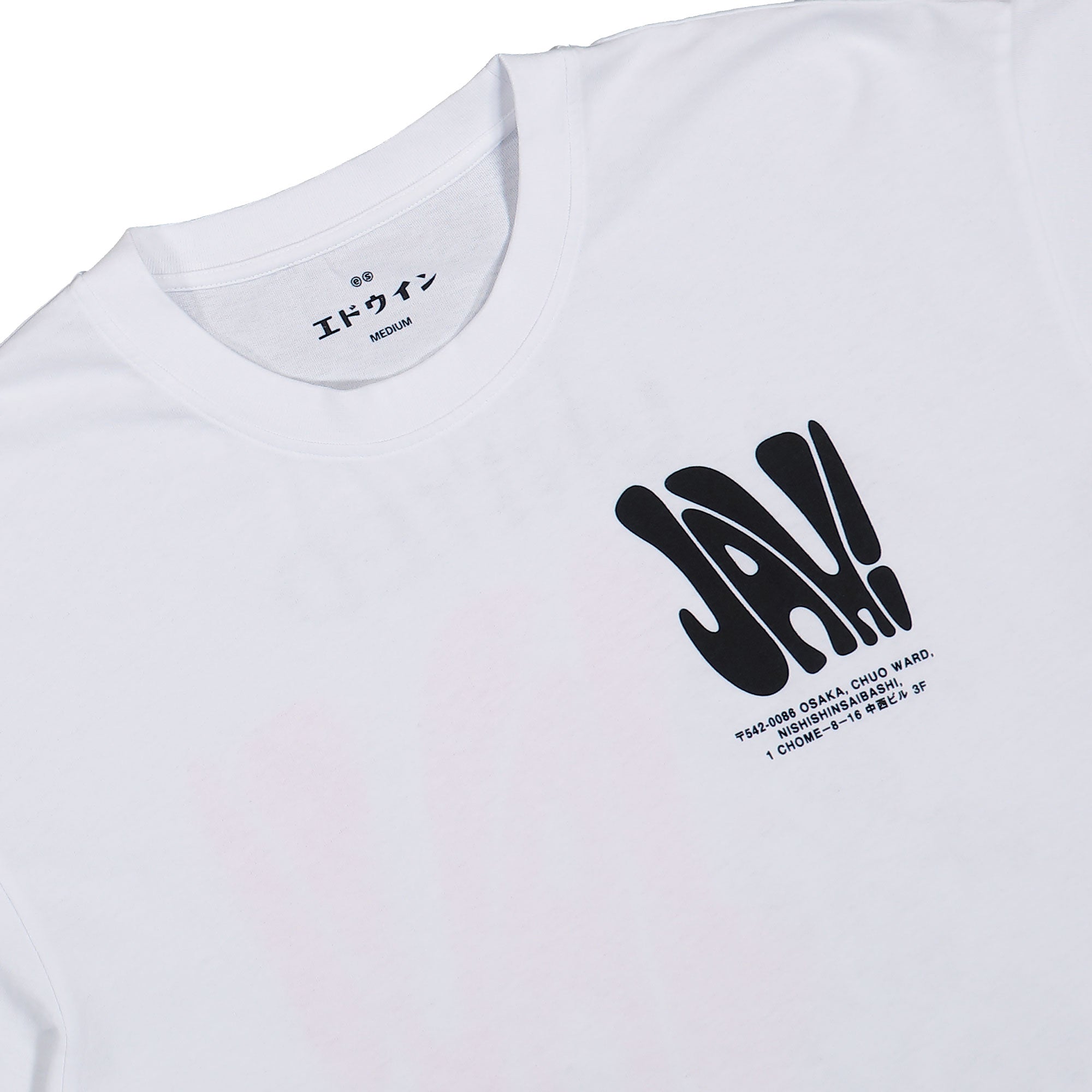 Edwin United We Stand T-Shirt White T-Shirt I036399.02.67.03 Close-up | Overkill