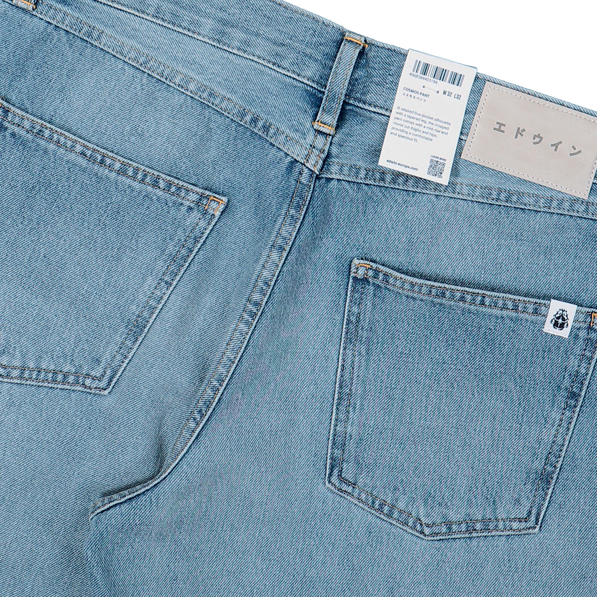 Edwin Cosmos Pant Blue Dimm Wash Denim Pant I036462.01.7I.32 Detail View 2 | Overkill