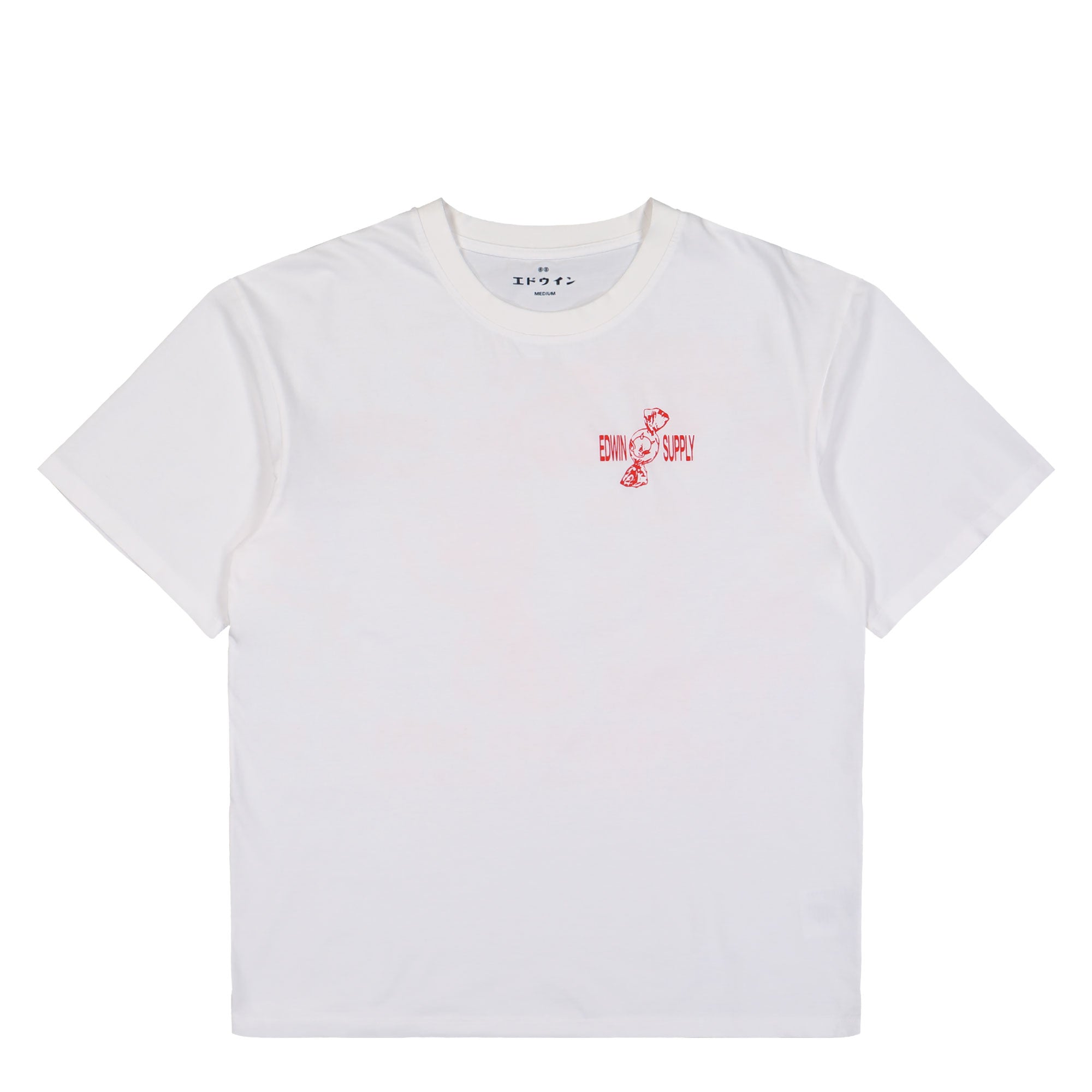 Edwin Sorry Tokyo TS White T-Shirts I036640.02.67.03 | Overkill
