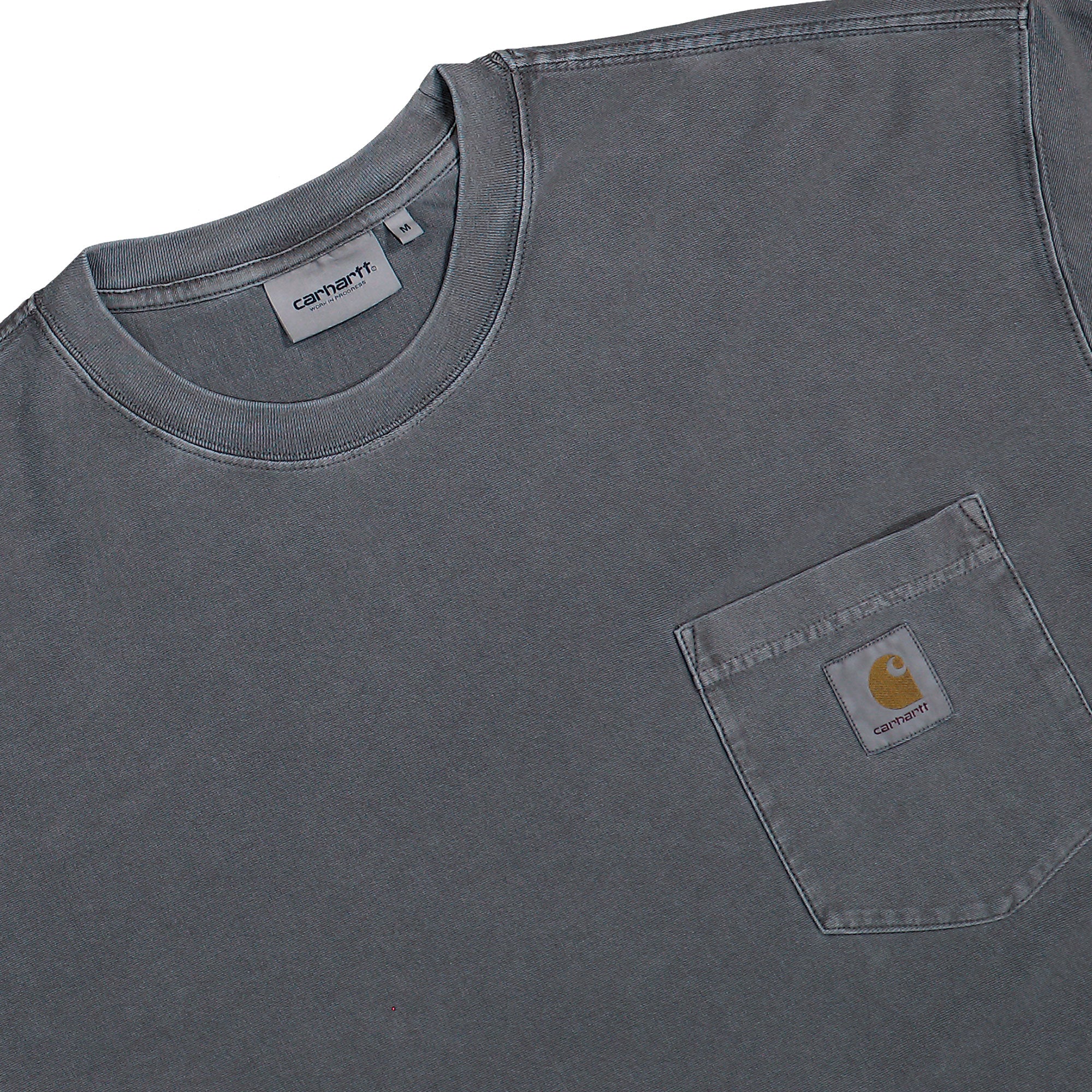 Carhartt WIP S/S Loose Pocket T-Shirt Black Garment Dyed T-Shirt I036863.89.GD.03 Detailfoto | Overkill