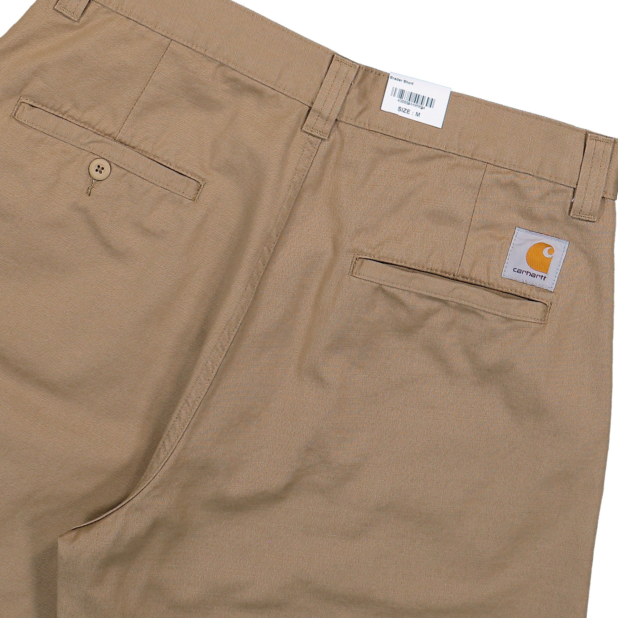 Carhartt WIP Brader Short Leather Rinsed Short I036872.8Y.02.03 Detailfoto | Overkill