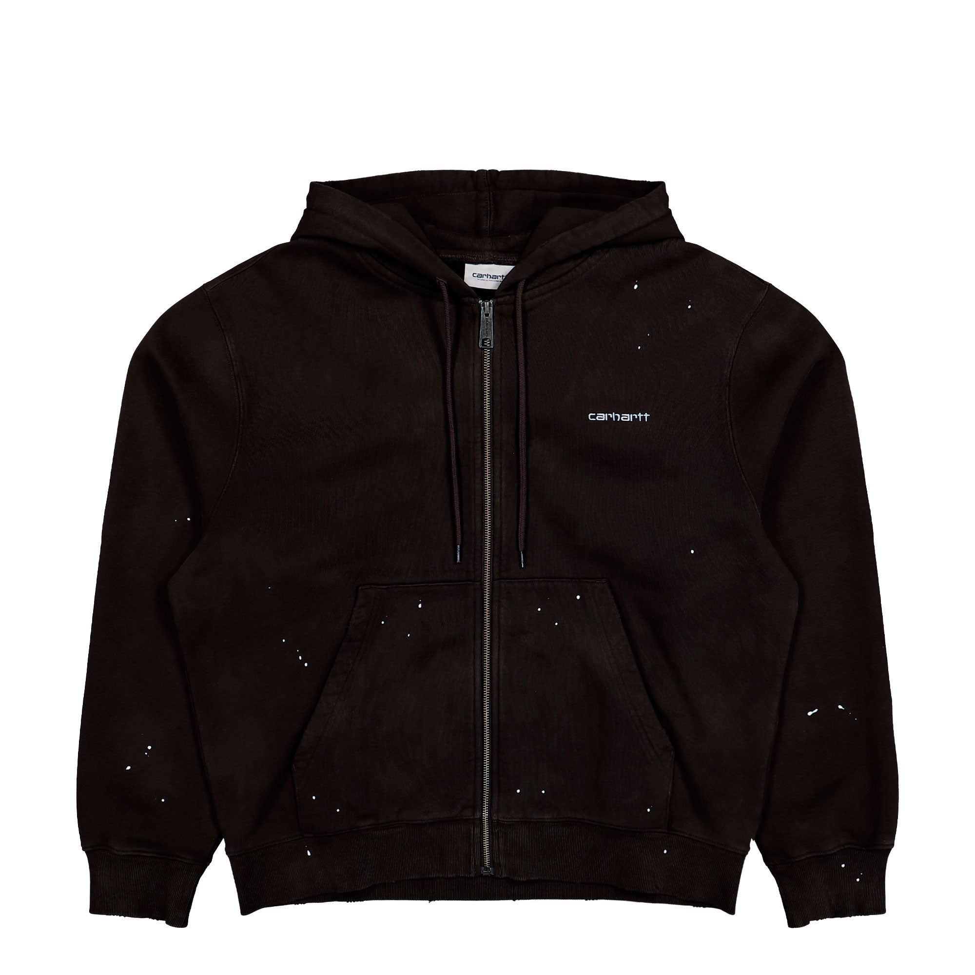 Carhartt WIP Hooded Painter Jacket Tobacco Destroy Wash / Splatter Hoodie I036913.47.EJ.03 | Overkill