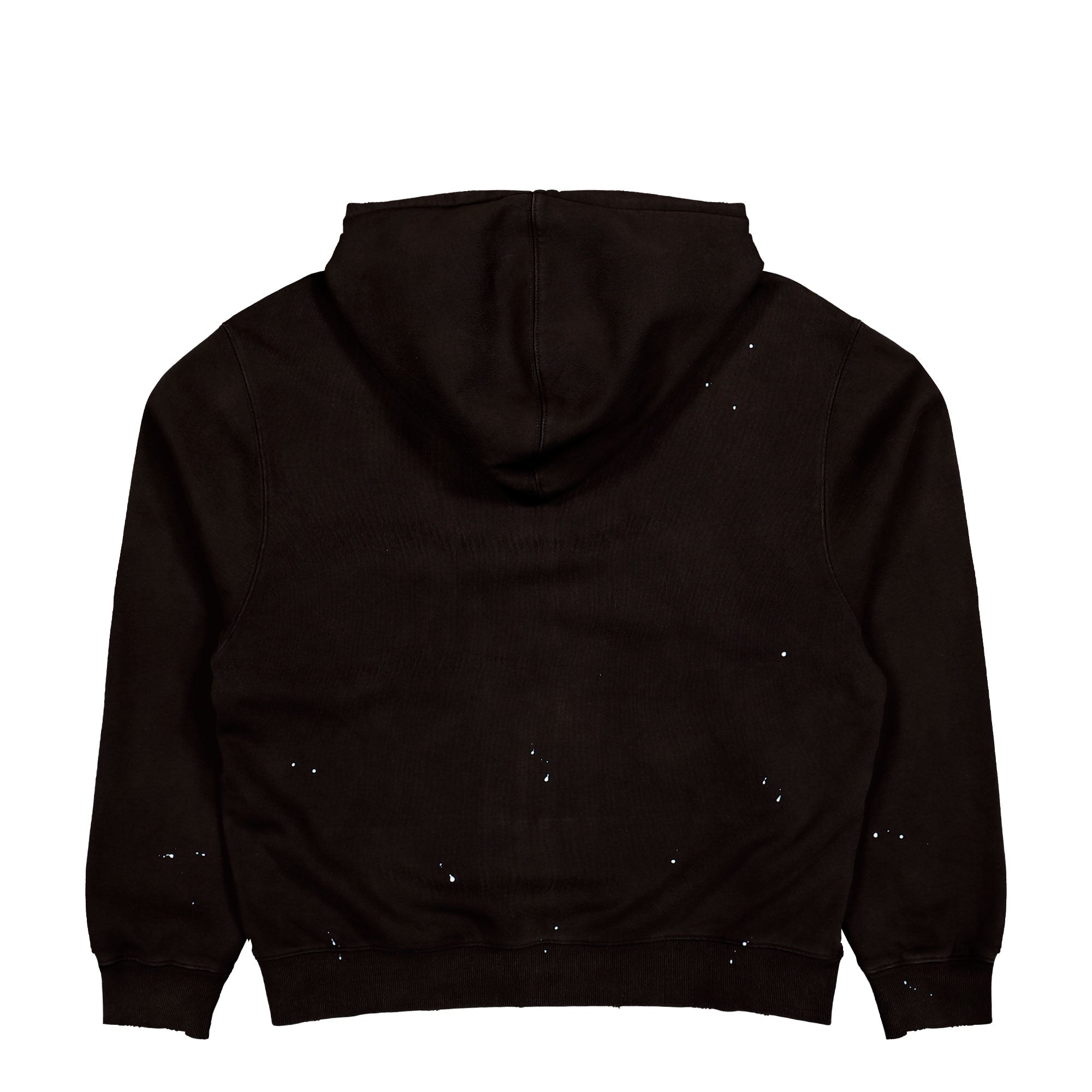 Carhartt WIP Hooded Painter Jacket Tobacco Destroy Wash / Splatter Hoodie I036913.47.EJ.03 Close-up | Overkill