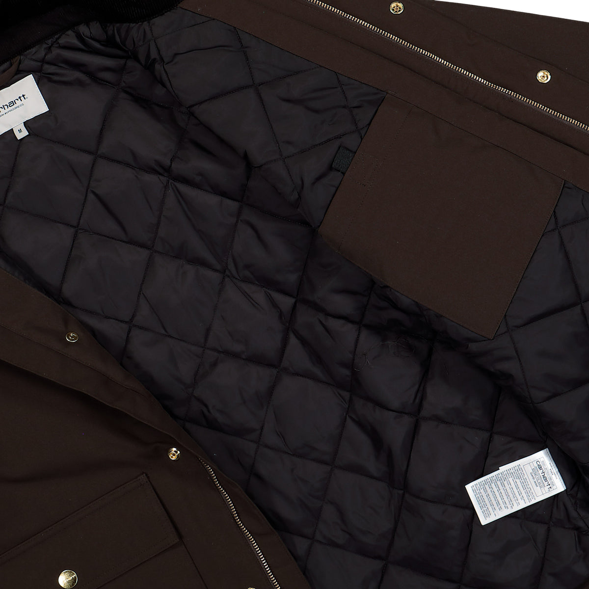 Carhartt WIP Quentin Jacket Tobacco / Black Jacket I037047.1YL.XX.03 Detail View 2 | Overkill