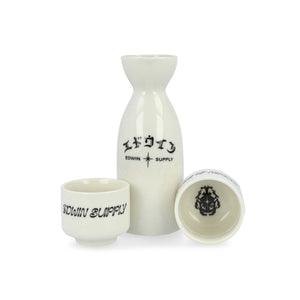Edwin Sake Set White - Black Tableware I037612.02.72 | Overkill