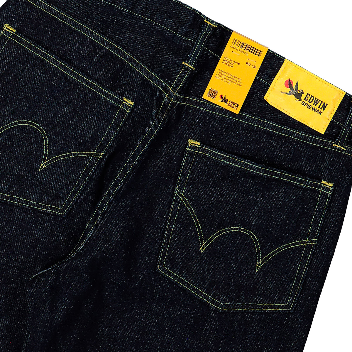 Spiewak x Edwin Loose Jeans Blue - Rinsed Jeans I037629.01.E7.32 Detail View 2 | Overkill