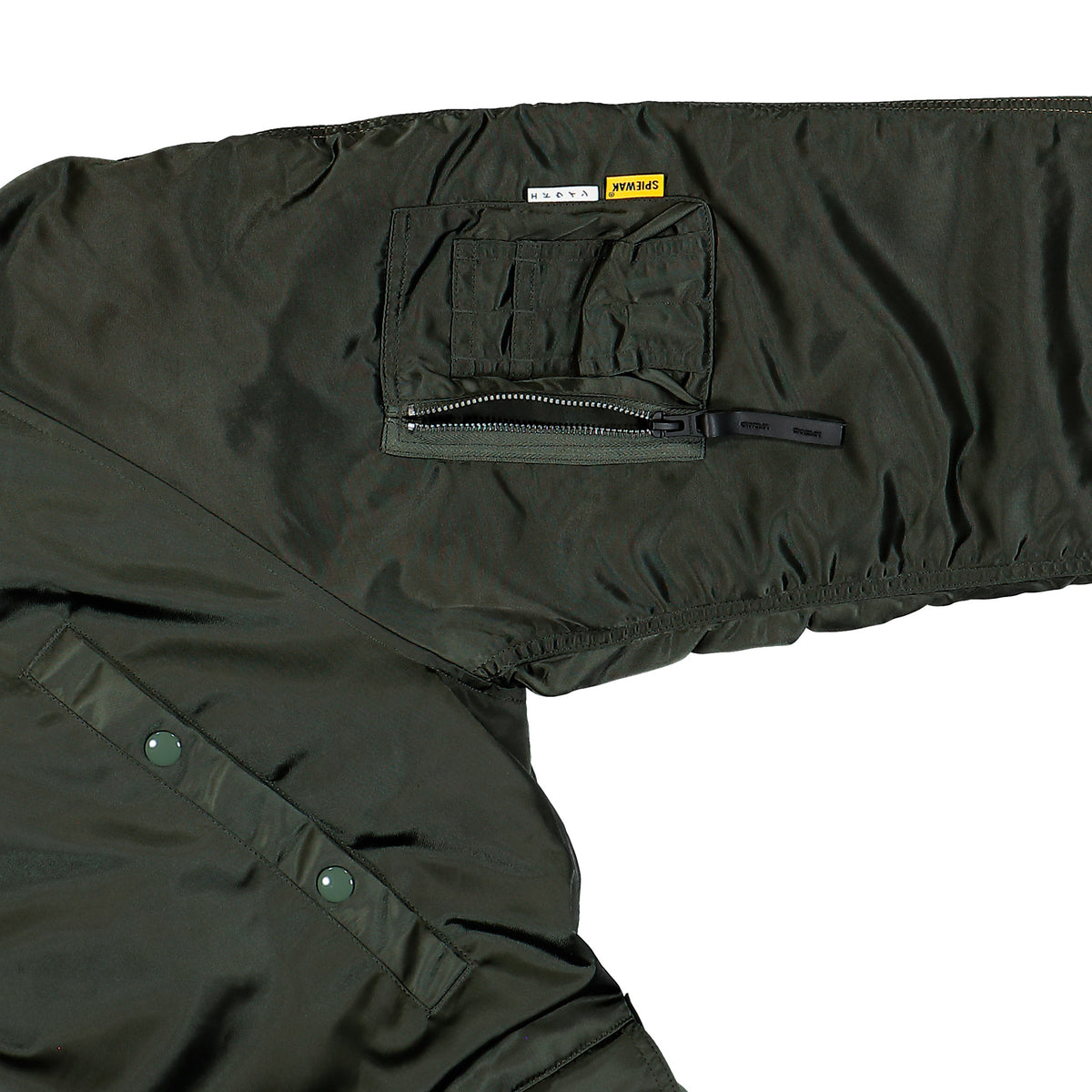 Edwin Snorkel Parka Sage Jacket I037632.2O.00 Detail View 2 | Overkill