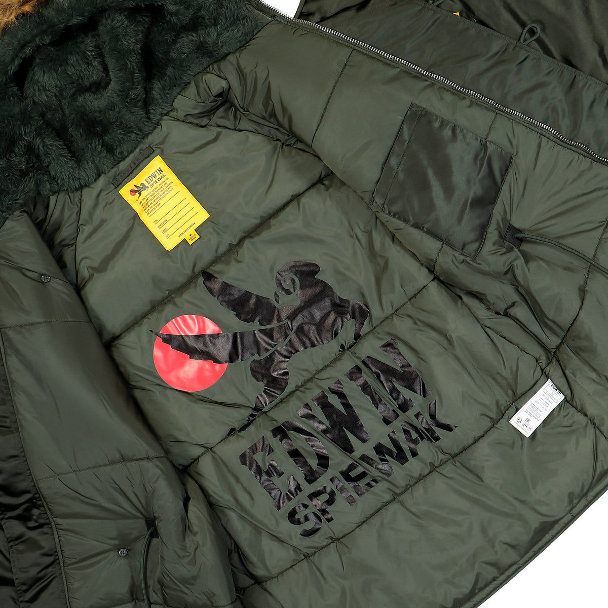 Edwin Snorkel Parka Sage Jacket I037632.2O.00 Detail View 3 | Overkill