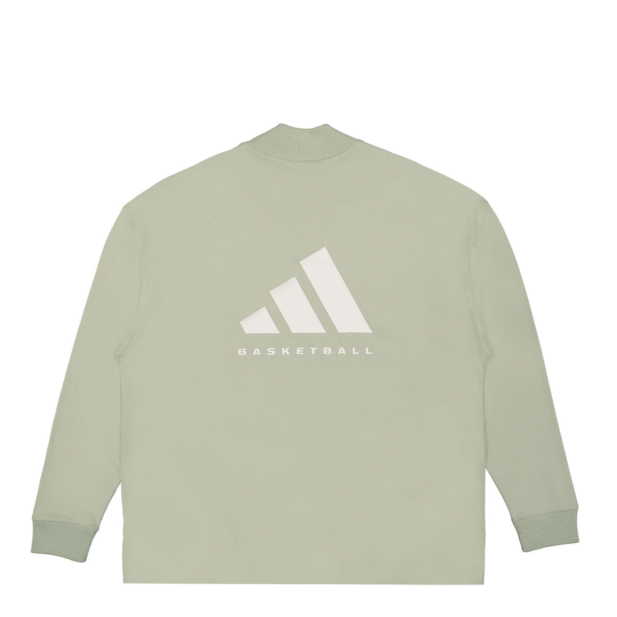 adidas One Basketball Longsleeve Halo Green Longsleeves Close-up | Overkill