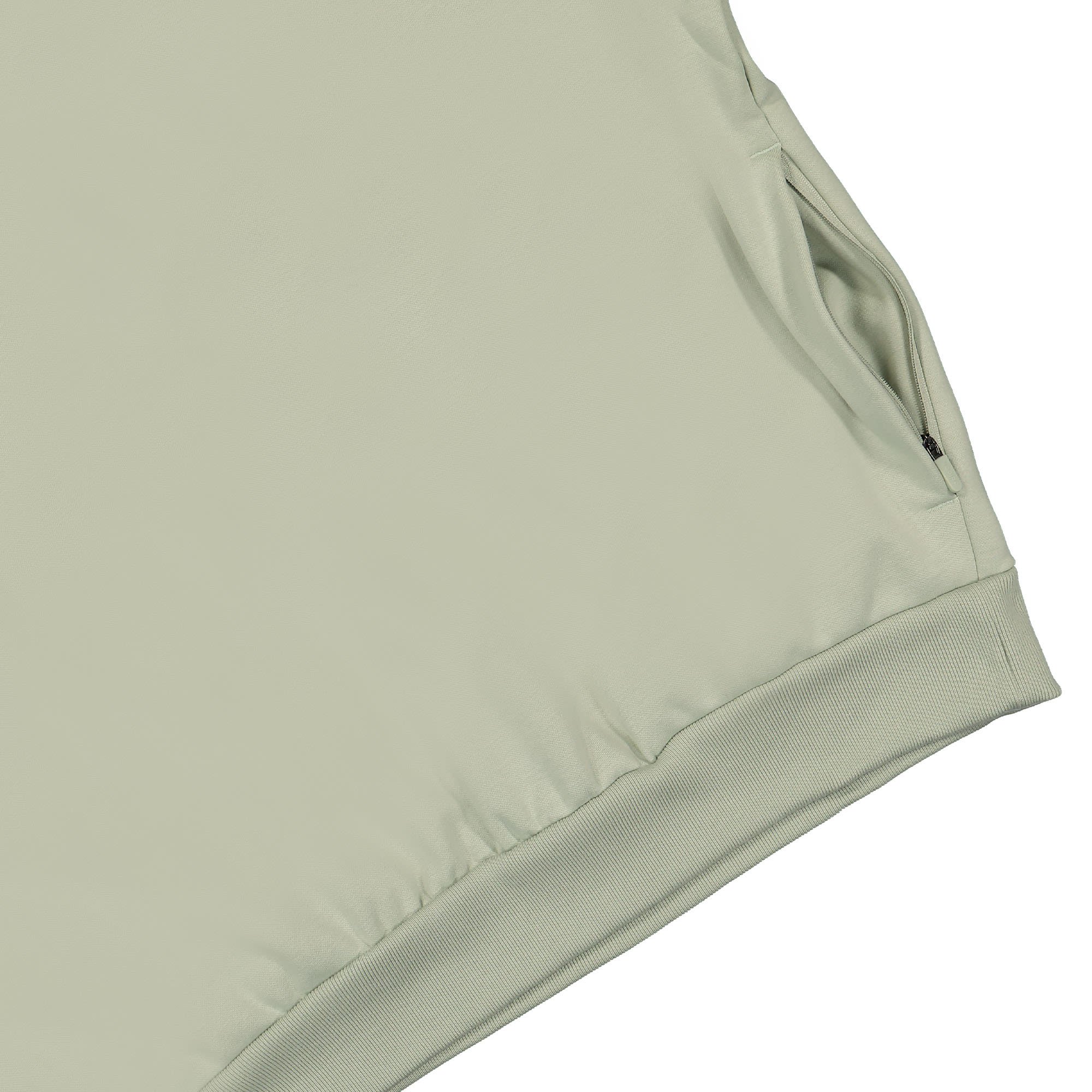 adidas One Basketball Fleece Crew Halo Green Sweatshirts Detailfoto | Overkill