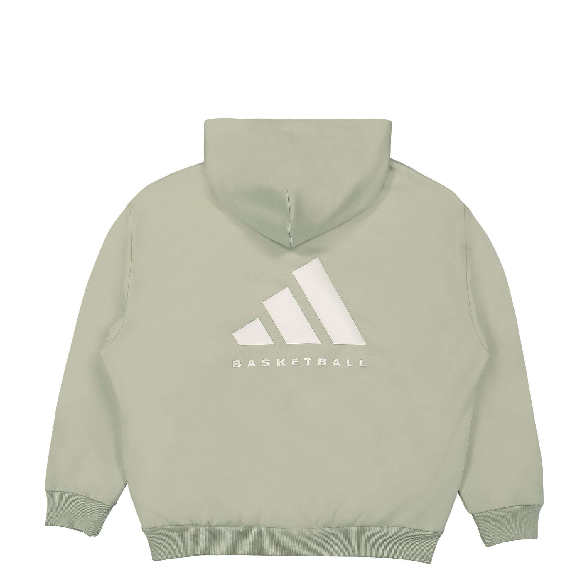 adidas One Basketball Fleece Hoodie Halo Green Hoodies Close-up | Overkill