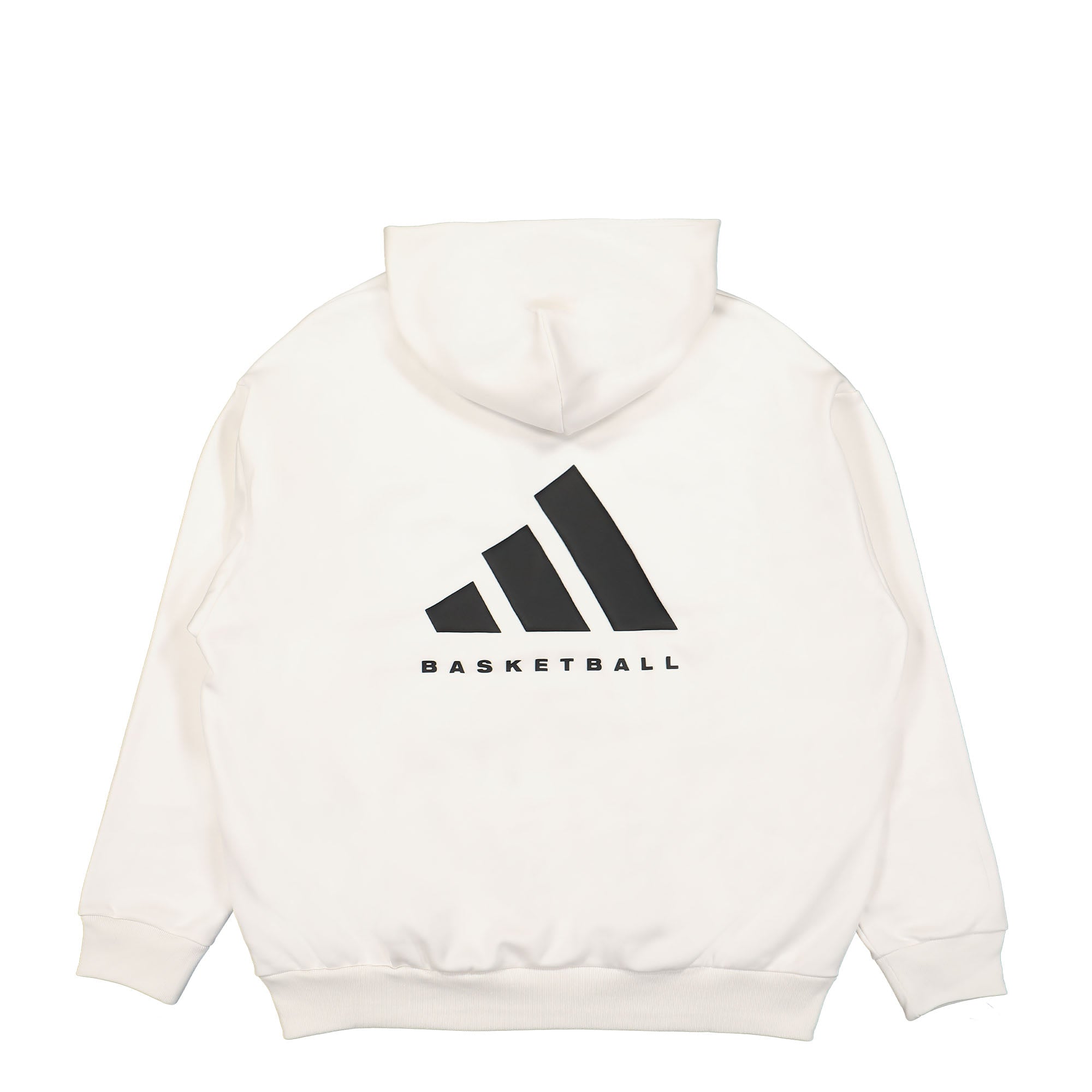 adidas One Basketball Fleece Hoody Cloud White Hoodies Close-up | Overkill