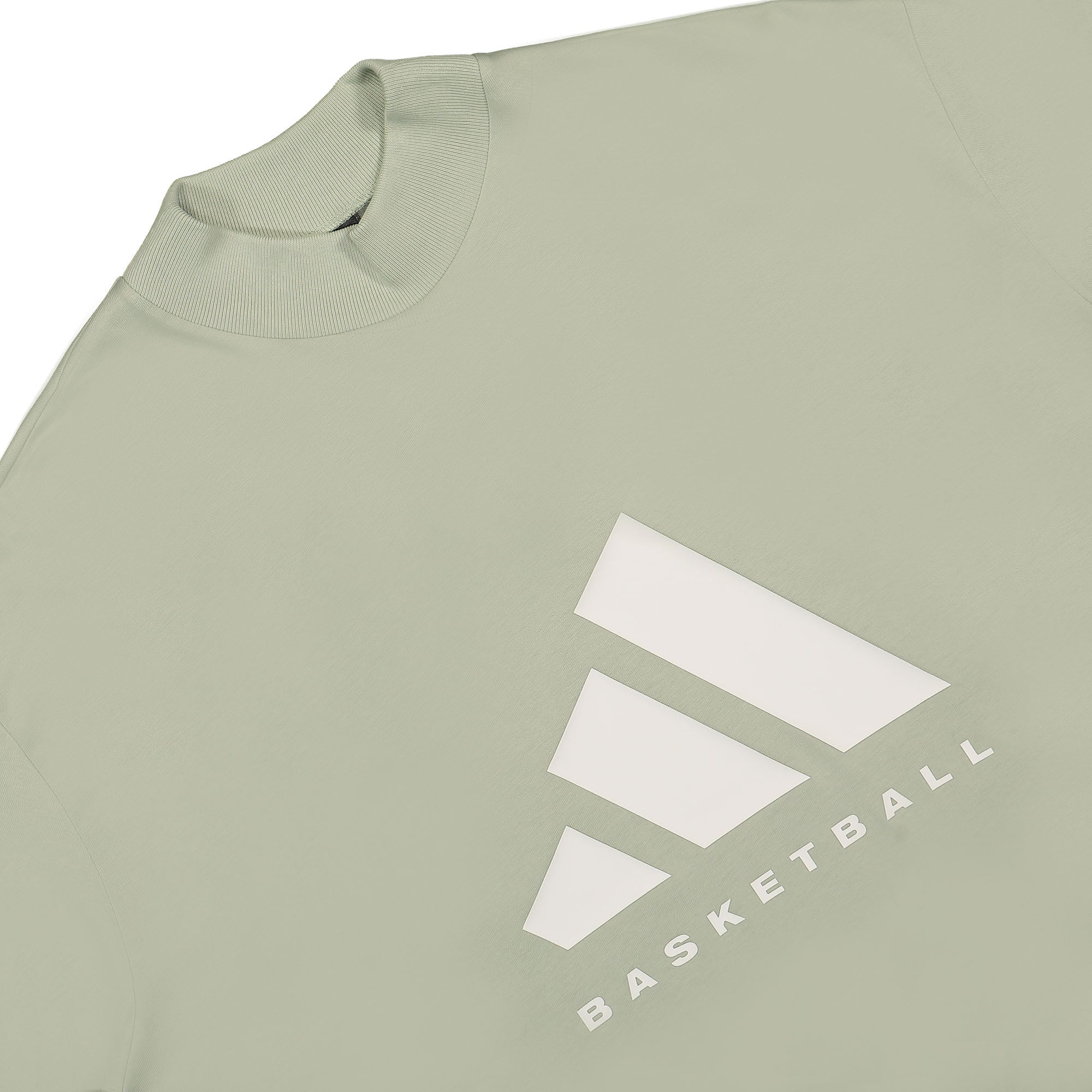 adidas One Basketball Jersey Tee Helo Green T-Shirts Close-up | Overkill