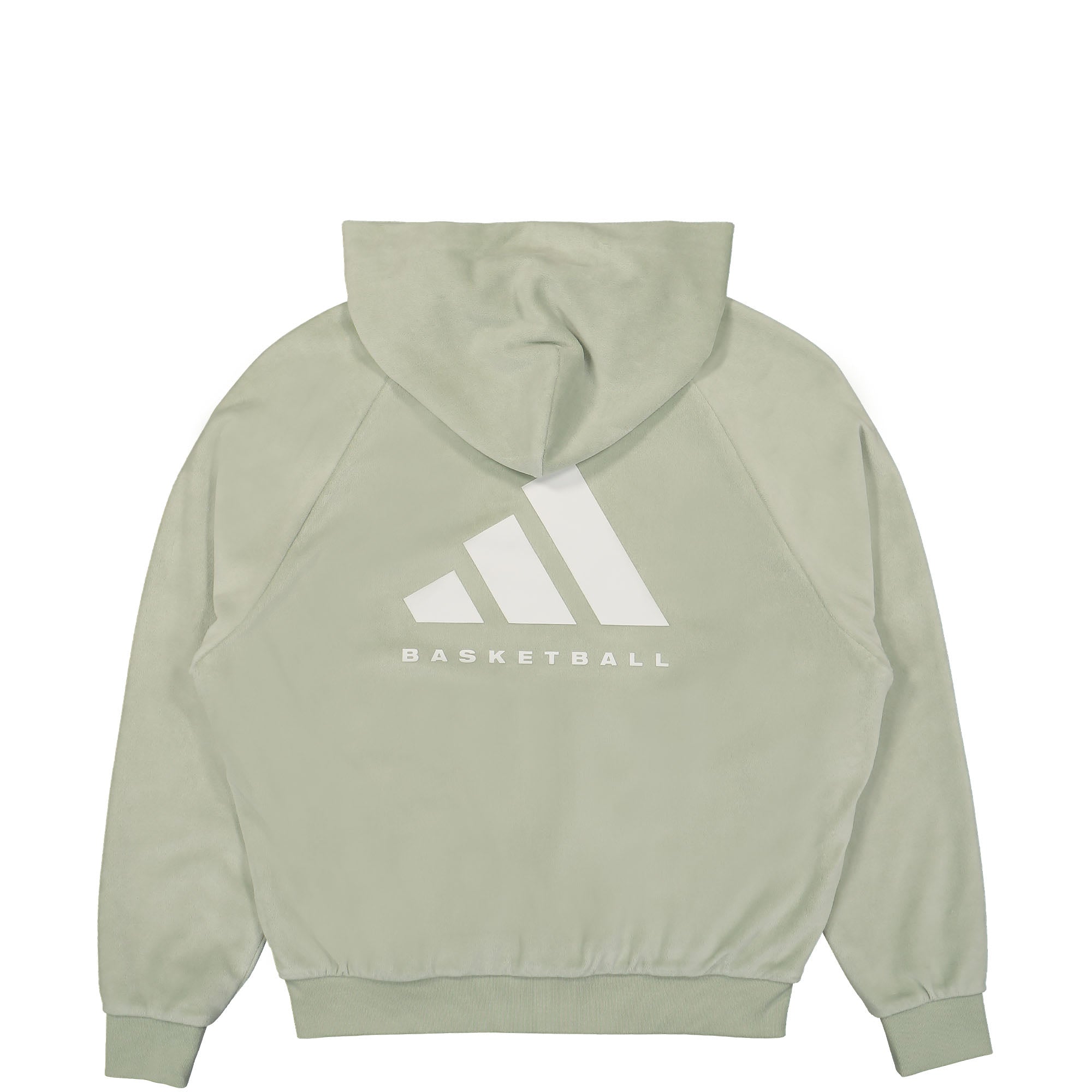 adidas Basketball Verlour Hoodie Halo Green Hoodies Close-up | Overkill