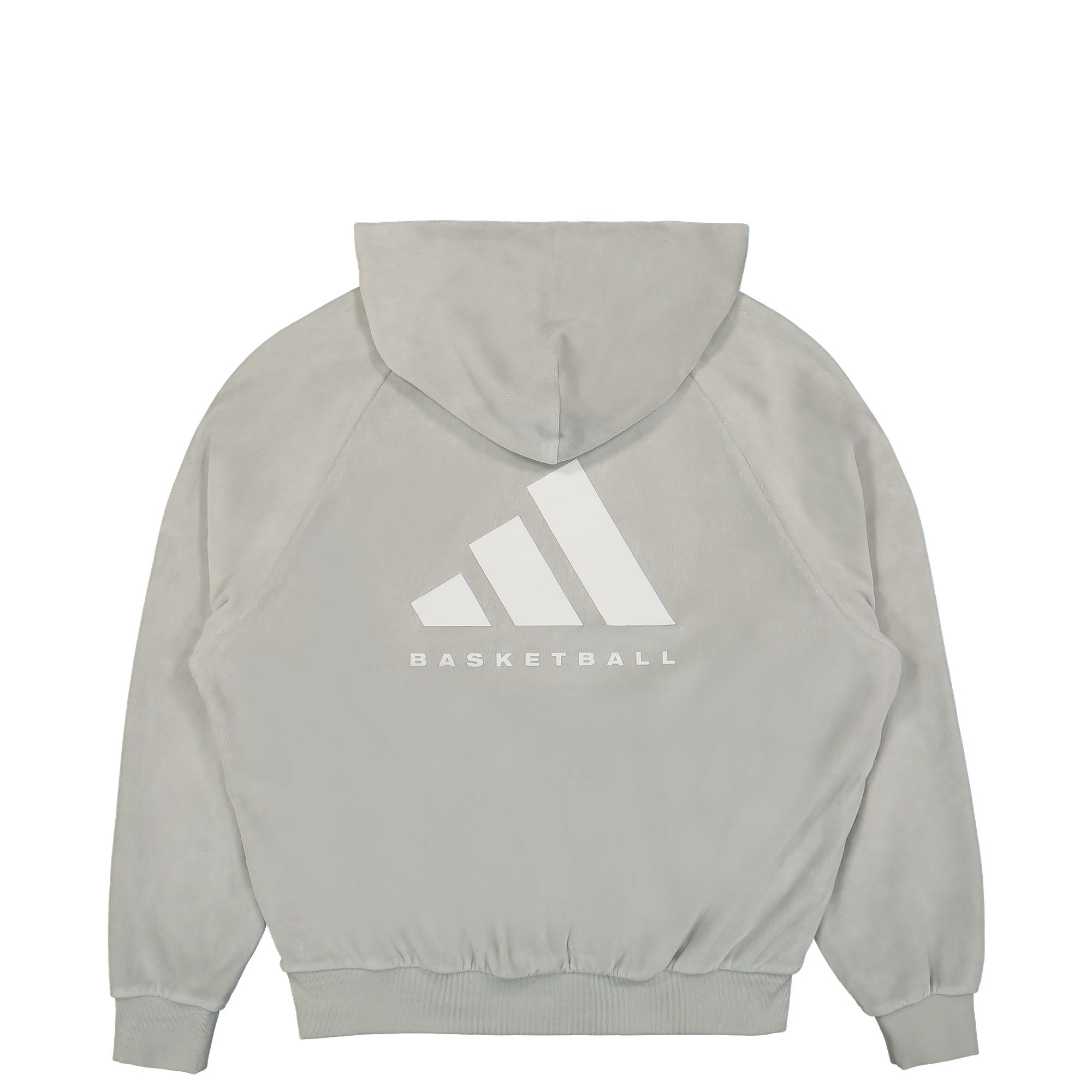 adidas Basketball Verlour Hoodie Metal Grey Hoodies Material | Overkill