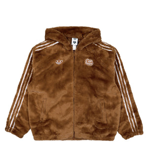 Care Bears x adidas Fur Jacket Preloved Brown Jacket IA4553 | Overkill