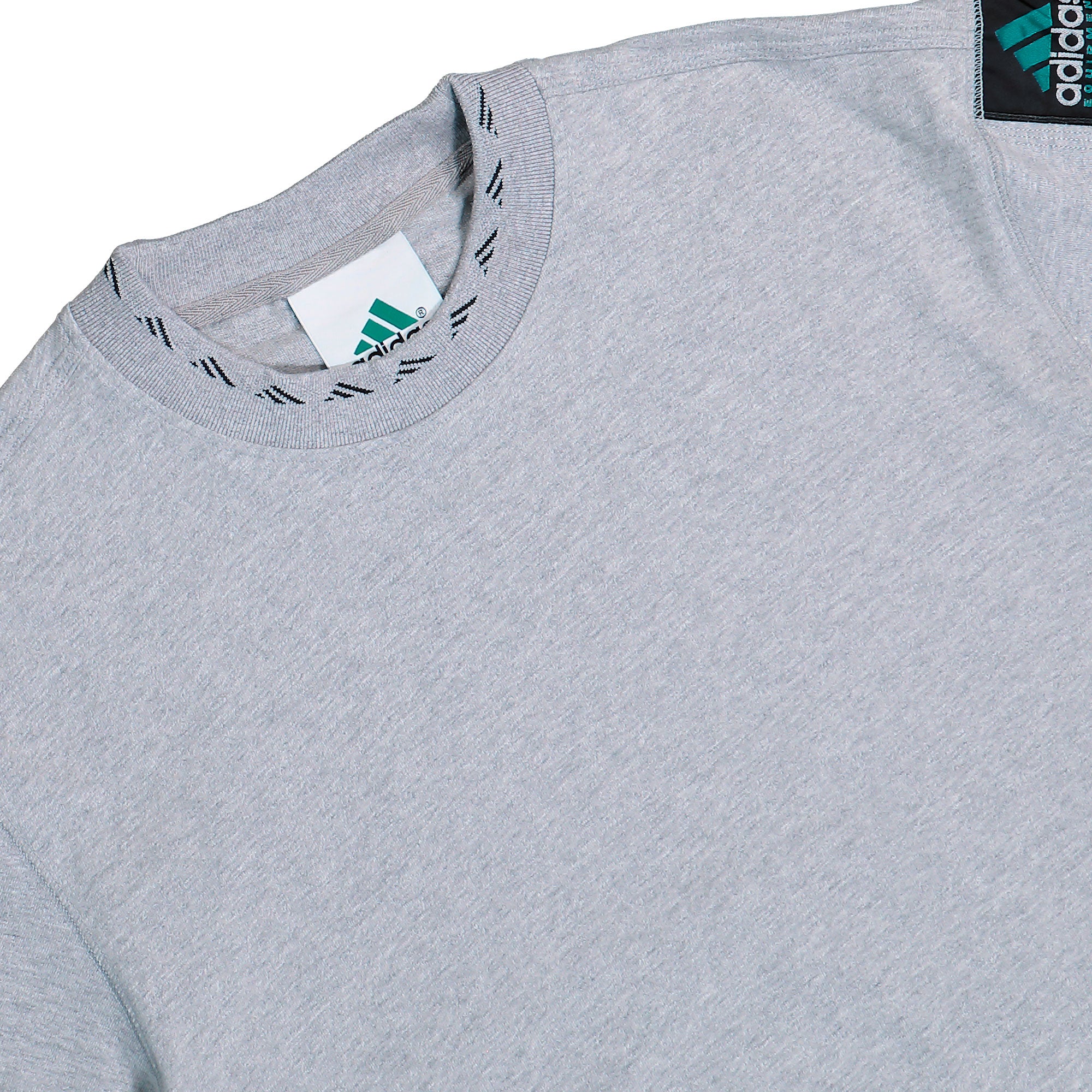 adidas Equipment No Wash Logo Tee Medium Grey Heather T-Shirts IA7574 Detailfoto | Overkill