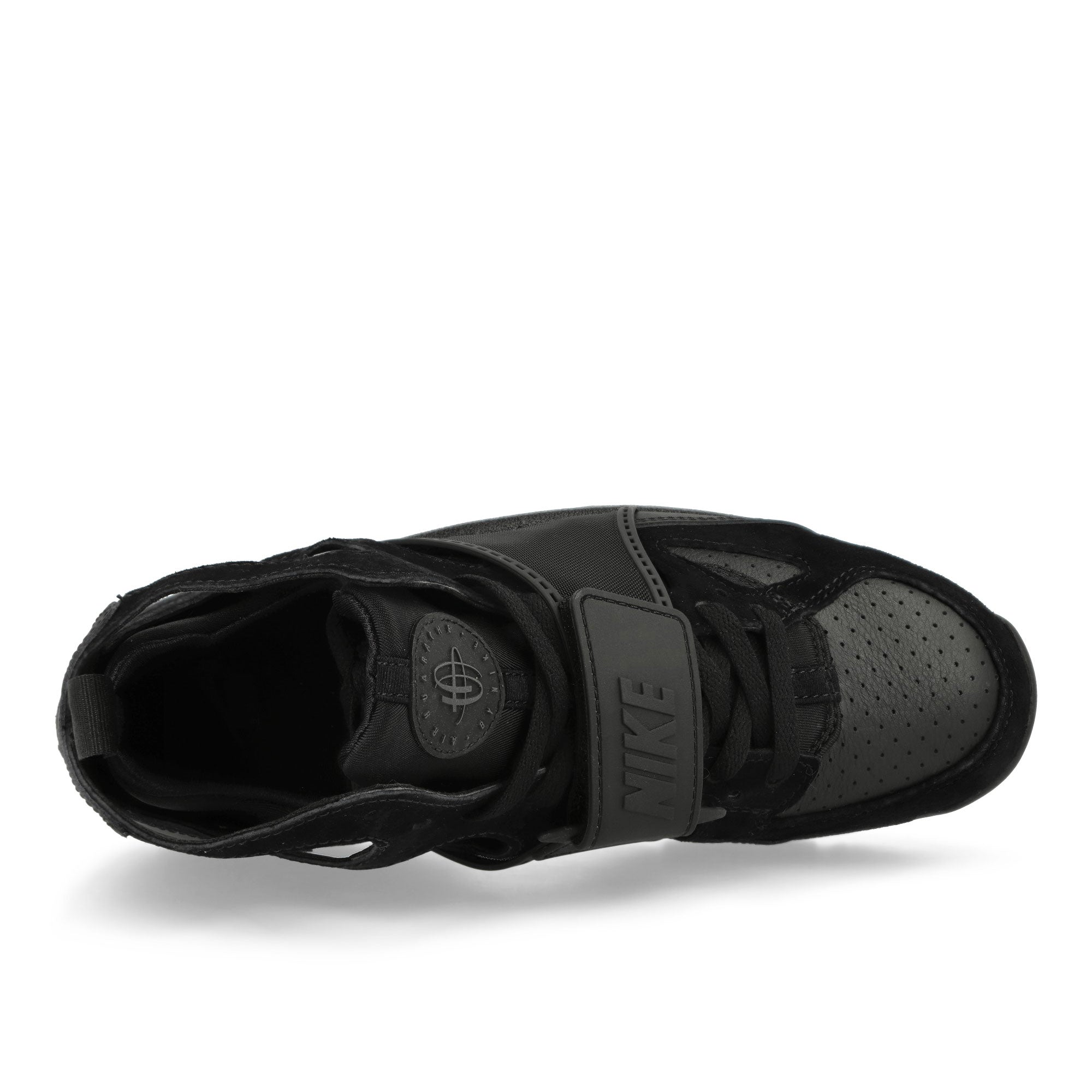 Nike Air Trainer Huarache Black / Black Mid Top Sneakers Detailfoto | Overkill