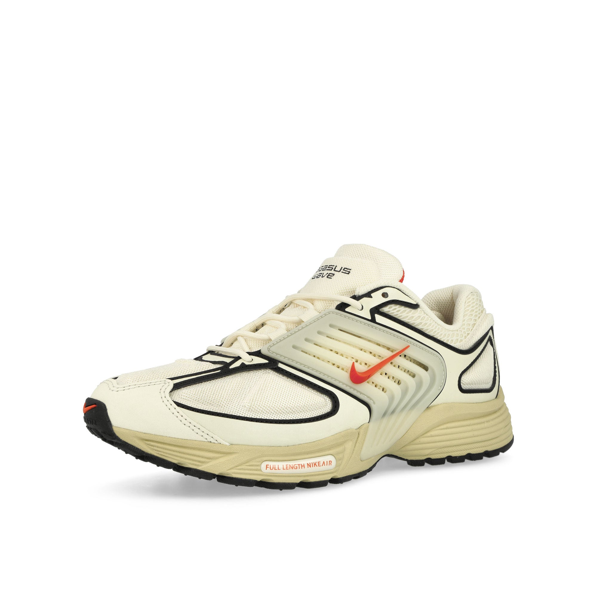 Nike Air Pegasus Wave Coconut Milk / Picante Red - Black Low Top Sneakers Detailfoto | Overkill