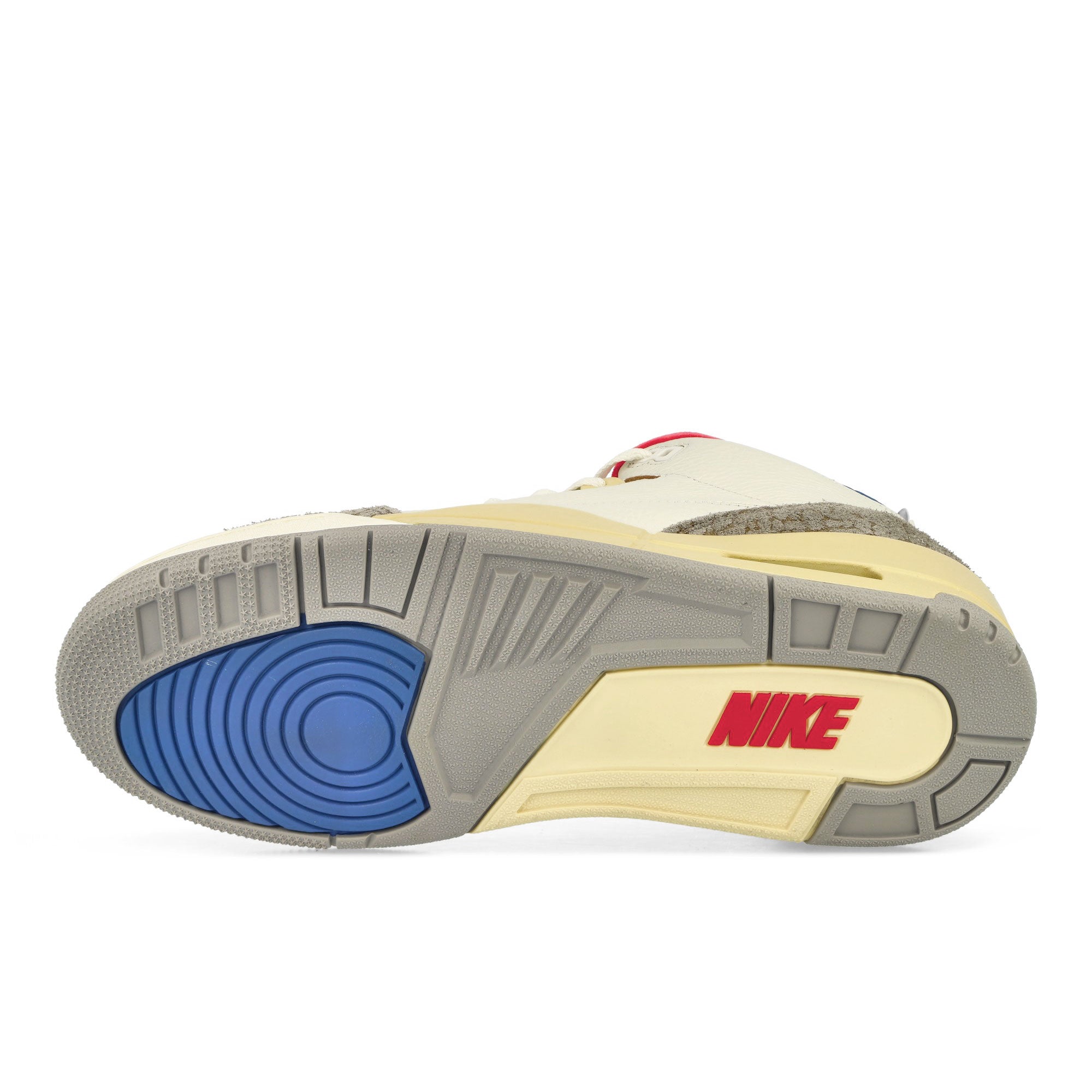 Jordan Air Jordan 3 Retro White / Black - Sport Royal - Challenge Red Mid Top Sneakers Detail View 2 | Overkill