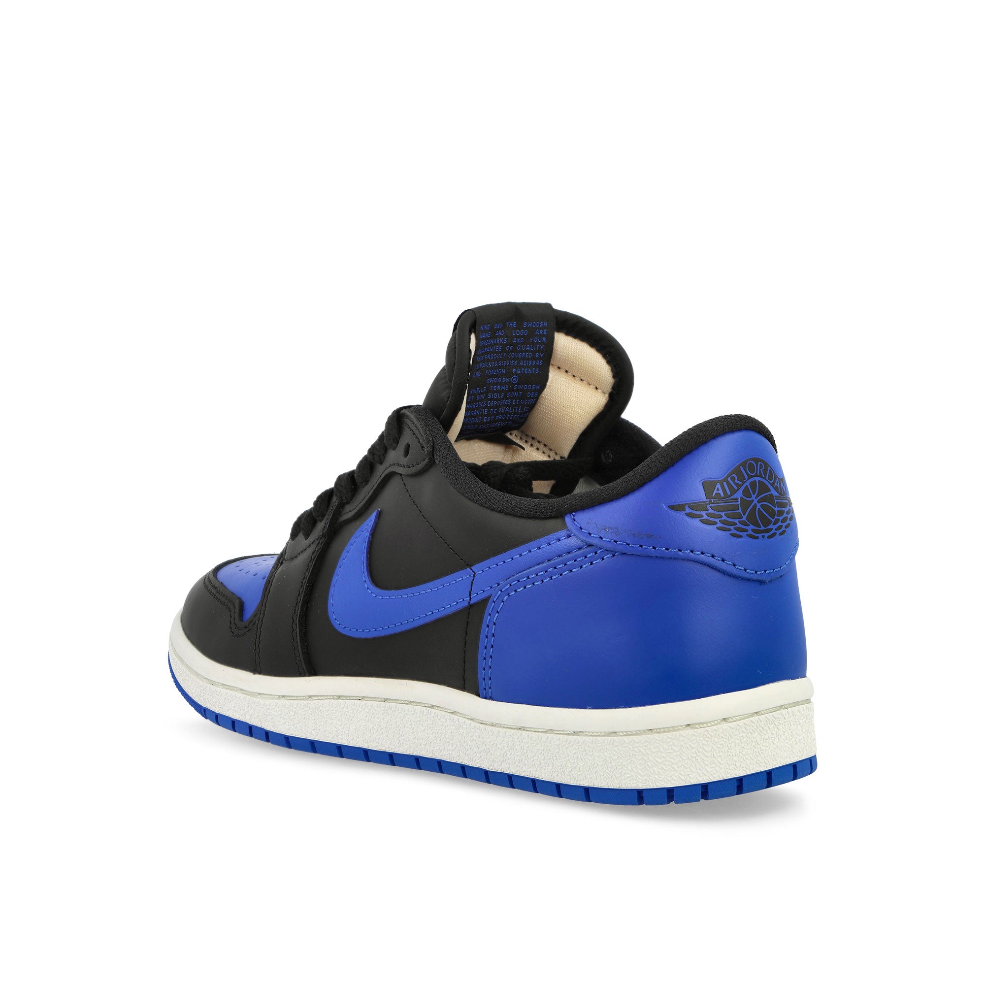 Jordan Air Jordan 1 Low 85 Black / Varsity Royal-Summit White Low Top Sneakers Material | Overkill