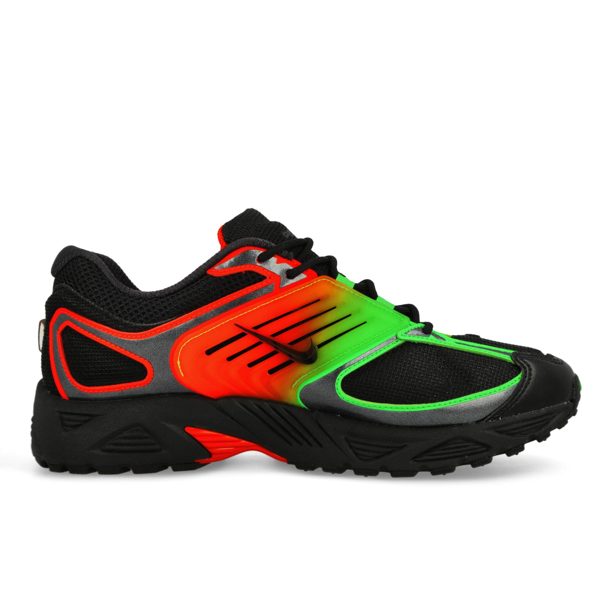 Nike Air Pegasus Wave SE Black / Black - Bright Crimson - Green Strike Low Top Sneakers IB2984 001 Silhouette | Overkill