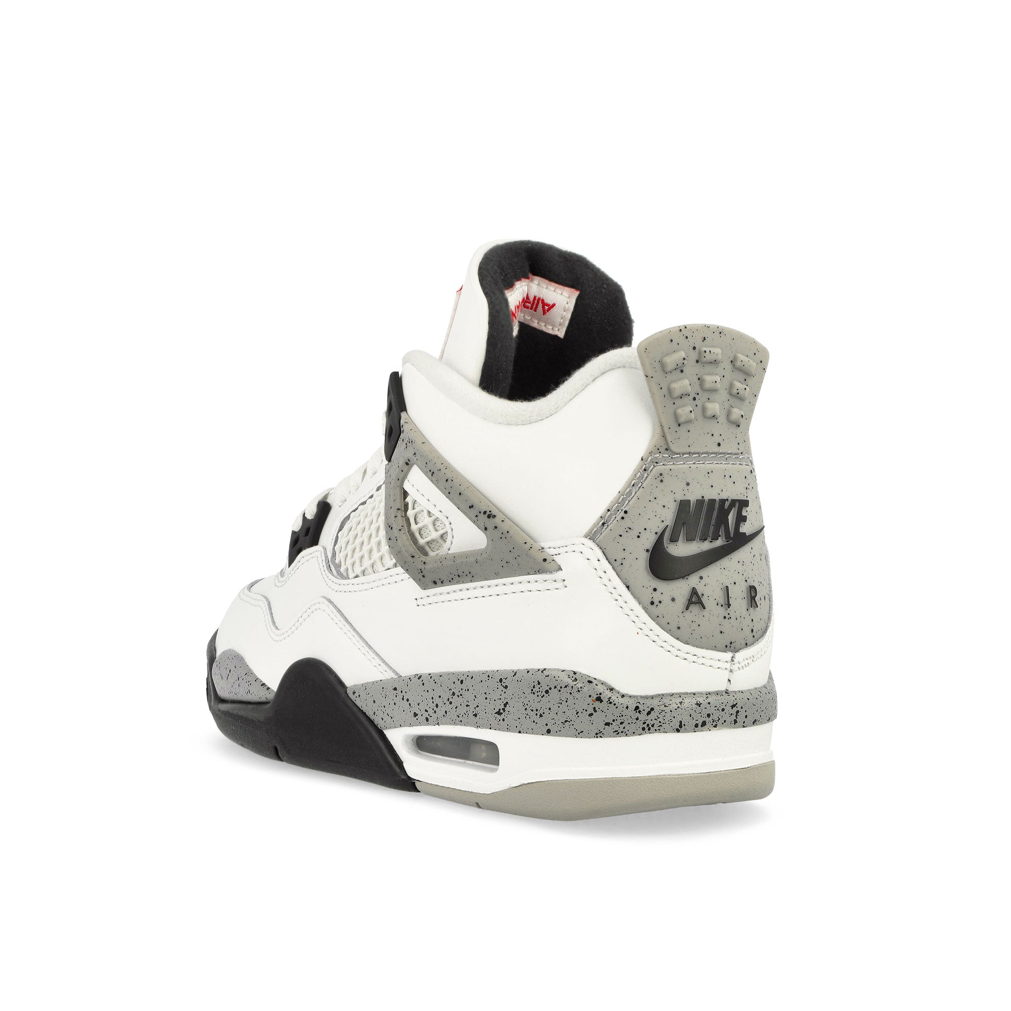 Jordan 4 Retro GS Summit White / Fire Red - Cement Grey - Black Low Top Sneakers Material | Overkill