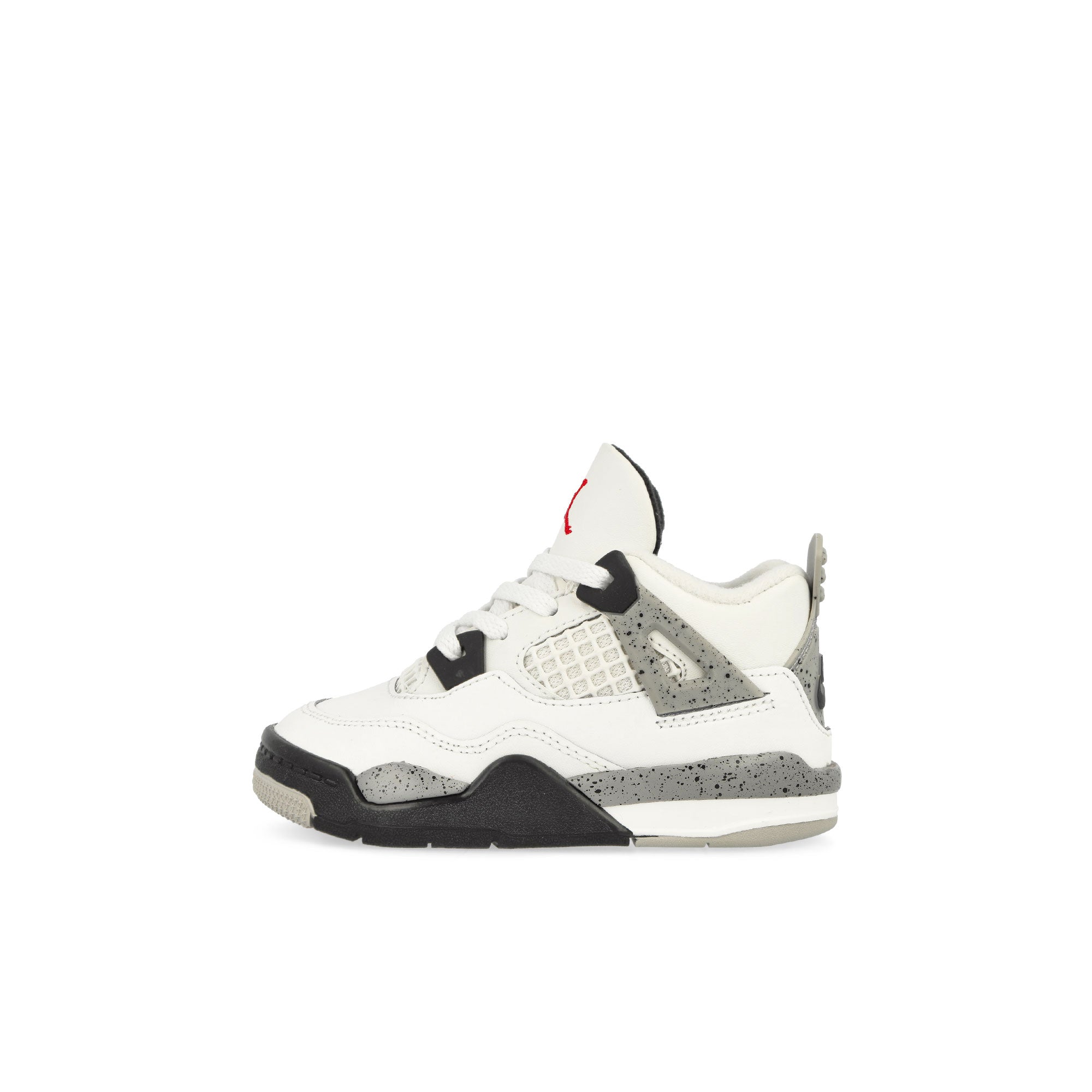 Jordan 4 Retro TD Summit White / Fire Red - Cement Grey - Black Low Top Sneakers IB4387 100 | Overkill