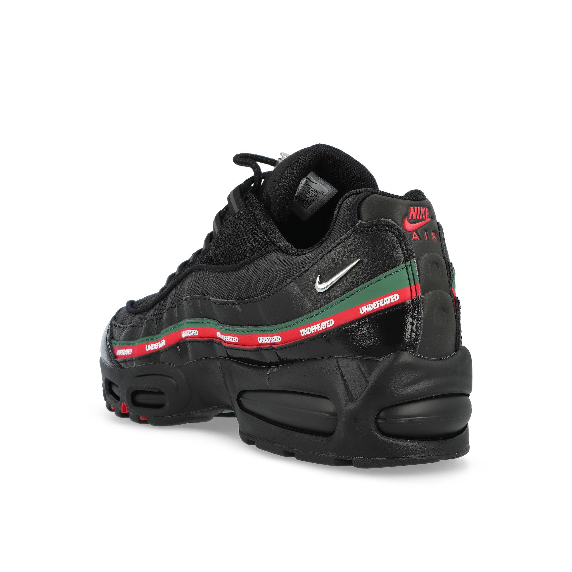 Nike Air Max 95 SP Black / Metallic Silver - Gorge Green Low Top Sneakers IB4453 001 Material | Overkill