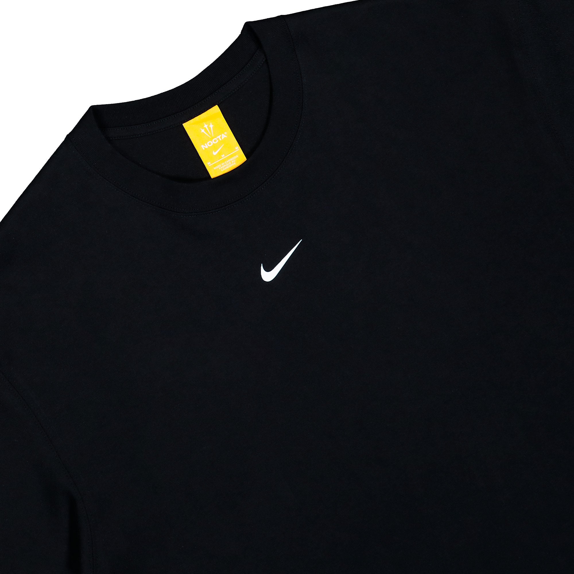 NOCTA x Nike CS SS Tee Black / White T-Shirt IB5673 010 Detailfoto | Overkill