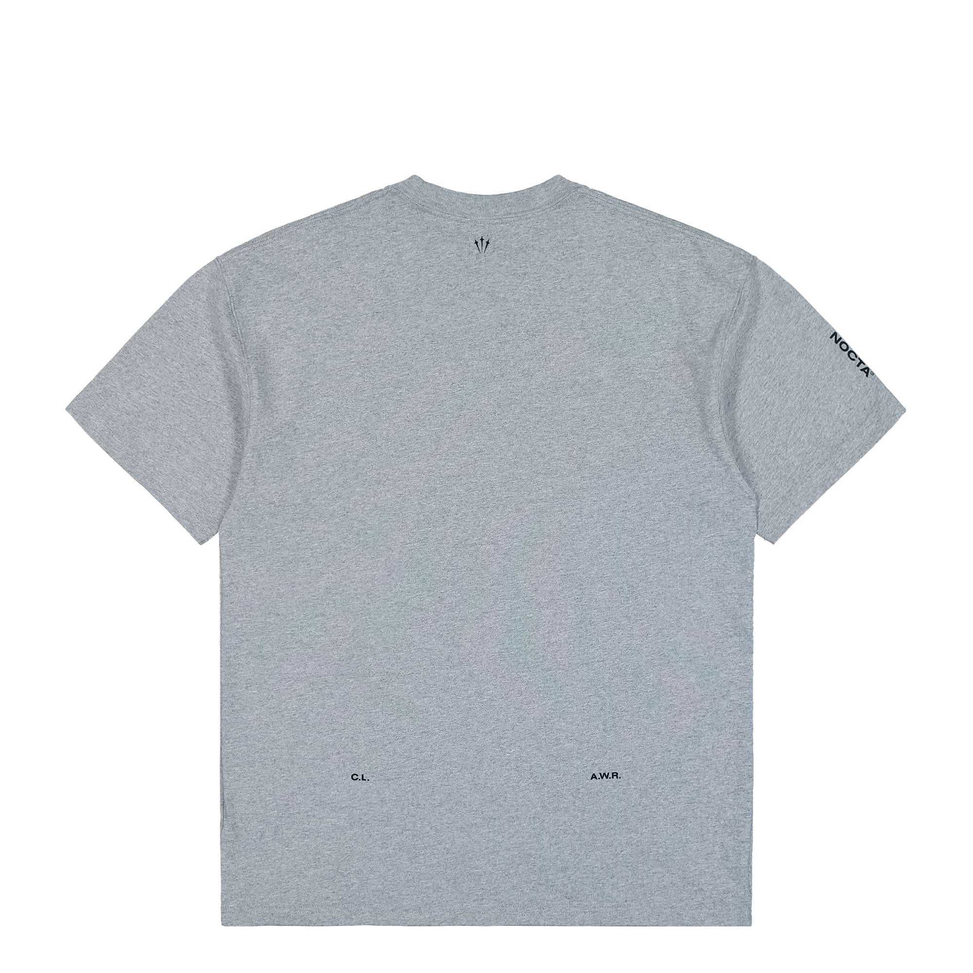 NOCTA x Nike CS SS Tee Dark Grey Heather / Black T-Shirt IB5673 063 Close-up | Overkill