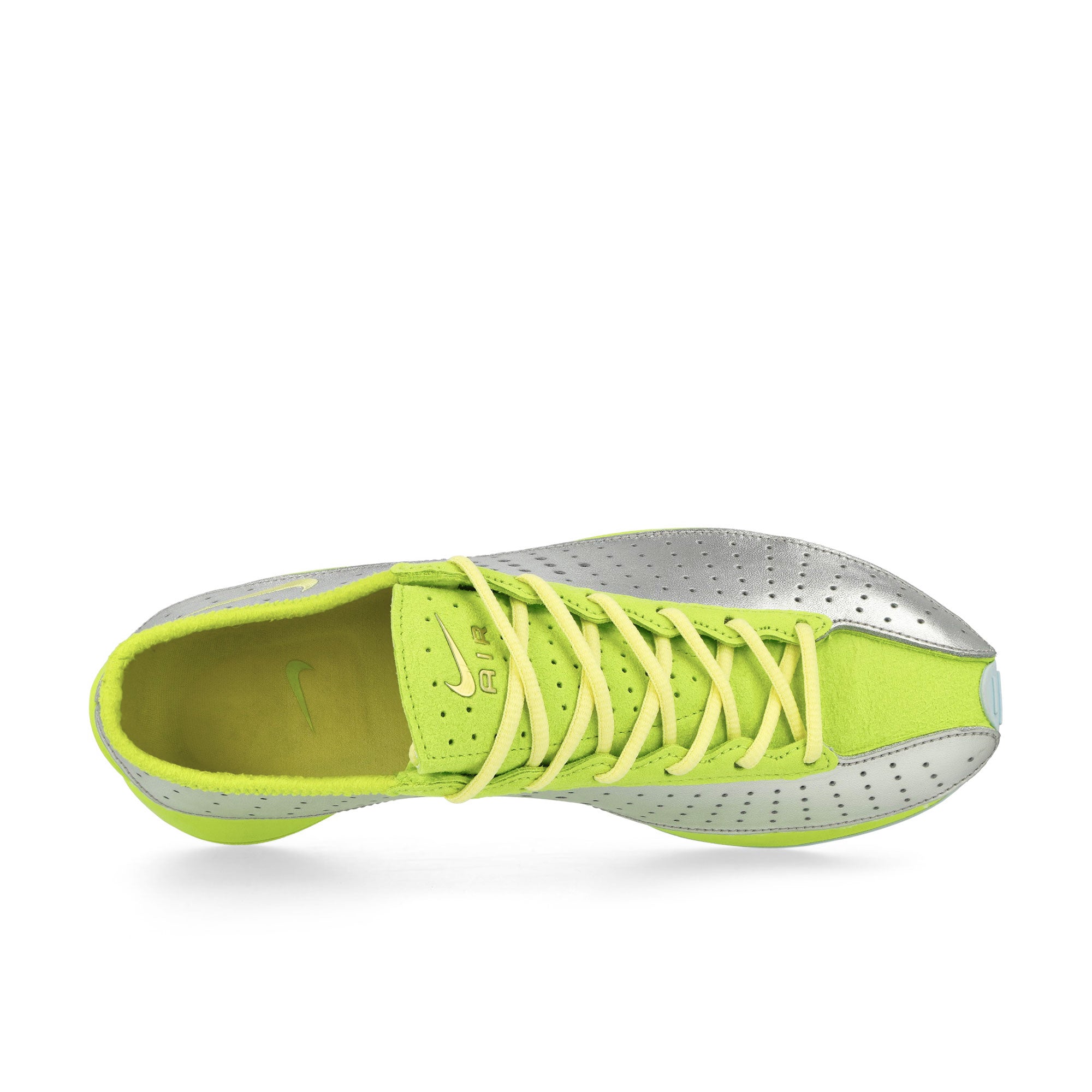 Nike Air Superfly Cyber / Lemon - Skylight - Metallic Silver Low Top Sneakers Detailfoto | Overkill