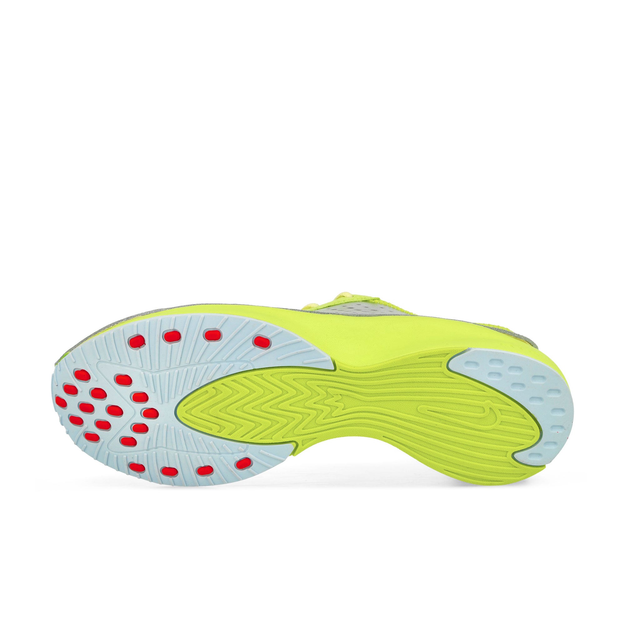 Nike Air Superfly Cyber / Lemon - Skylight - Metallic Silver Low Top Sneakers Detail View 1 | Overkill