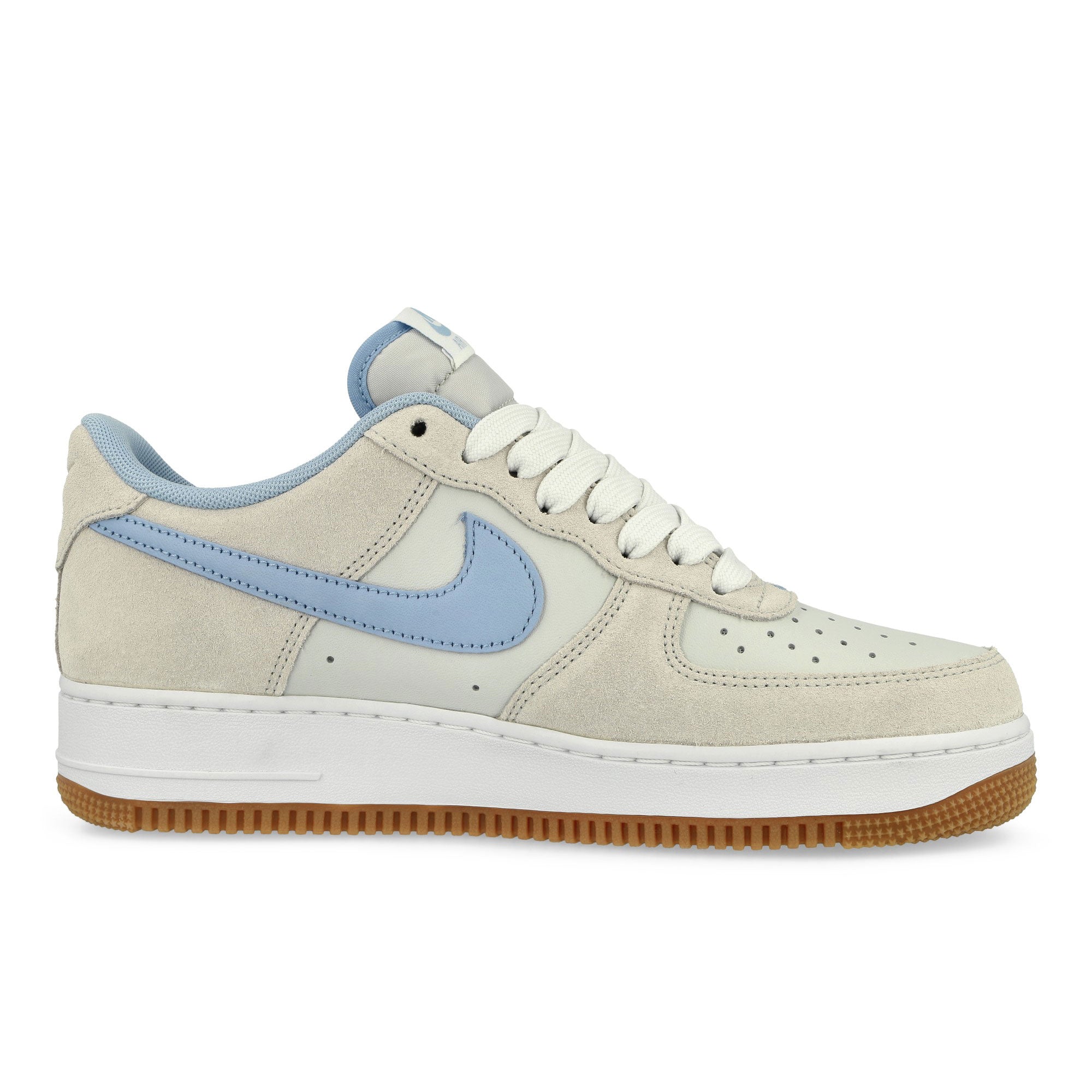 Nike Air Force 1 '07 LV8 Photon Dust / Psychic Blue - White Low Top Sneakers Silhouette | Overkill