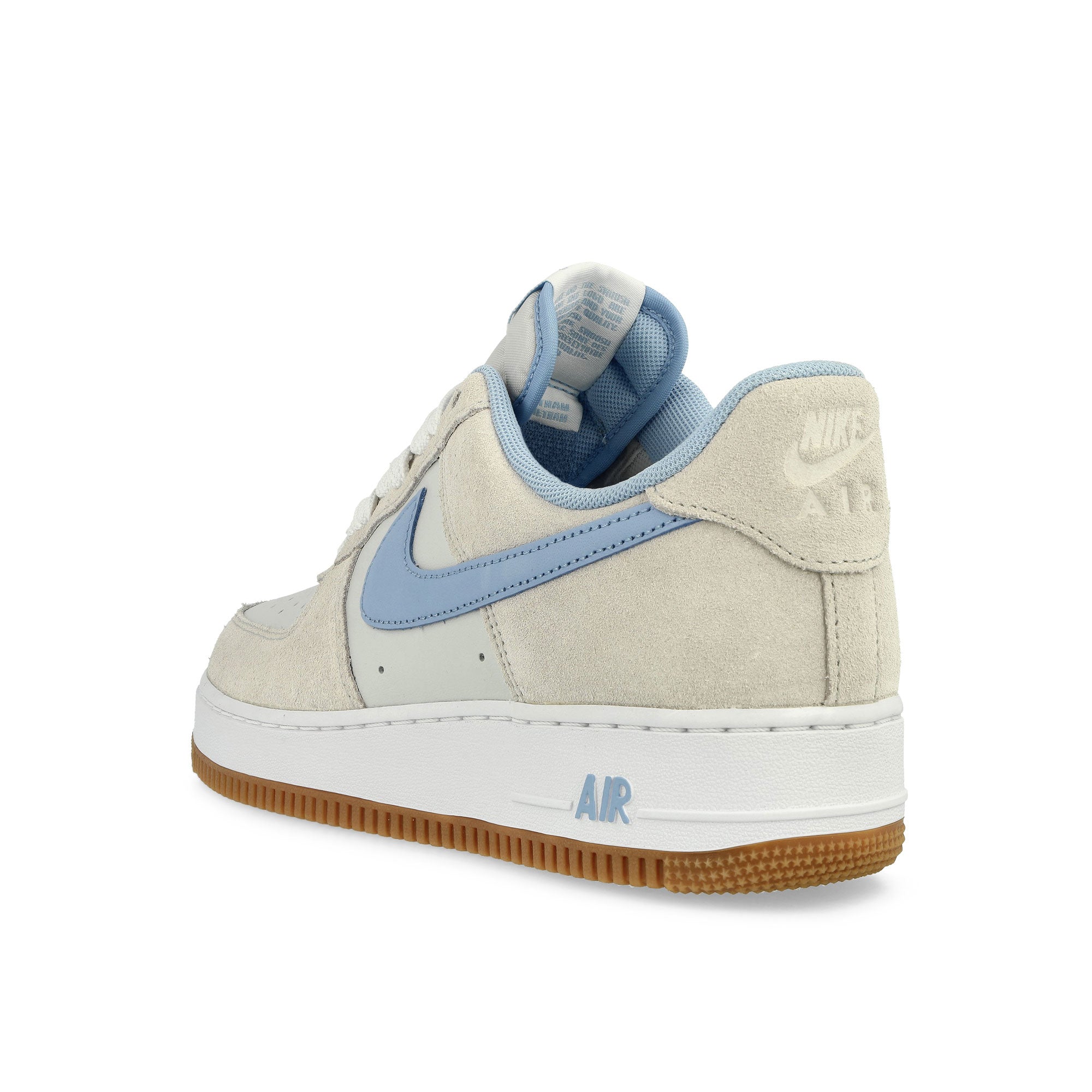 Nike Air Force 1 '07 LV8 Photon Dust / Psychic Blue - White Low Top Sneakers Material | Overkill