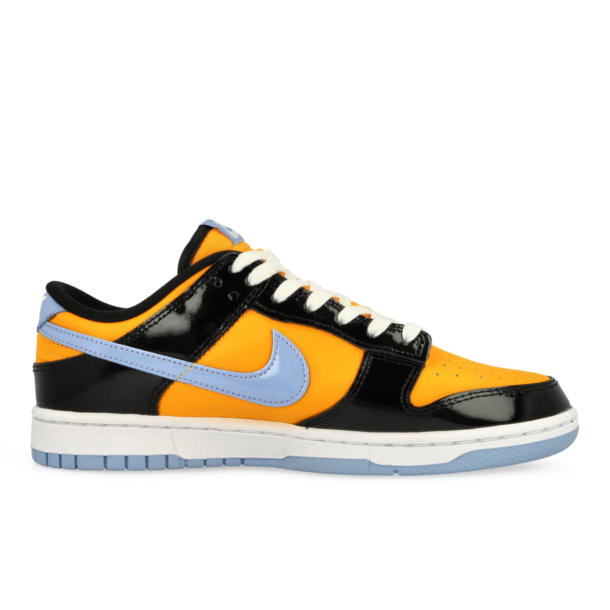 Nike Dunk Low Retro SE Black / Aluminum - Laser Orange - White Low Top Sneakers Silhouette | Overkill
