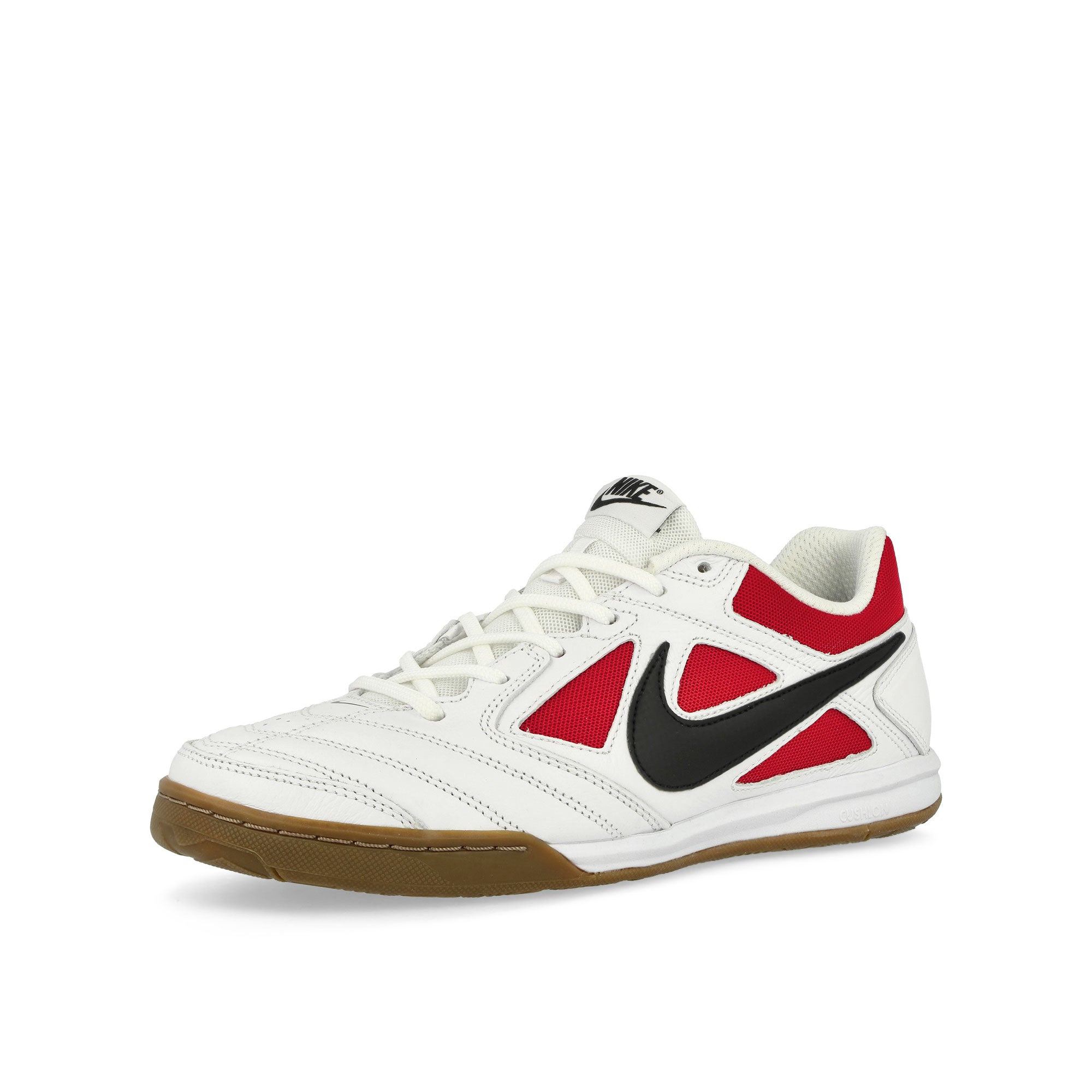 Nike Gato White /Black-Gym Red-Gum Dark Brown Low Top Sneakers Close Up | Overkill