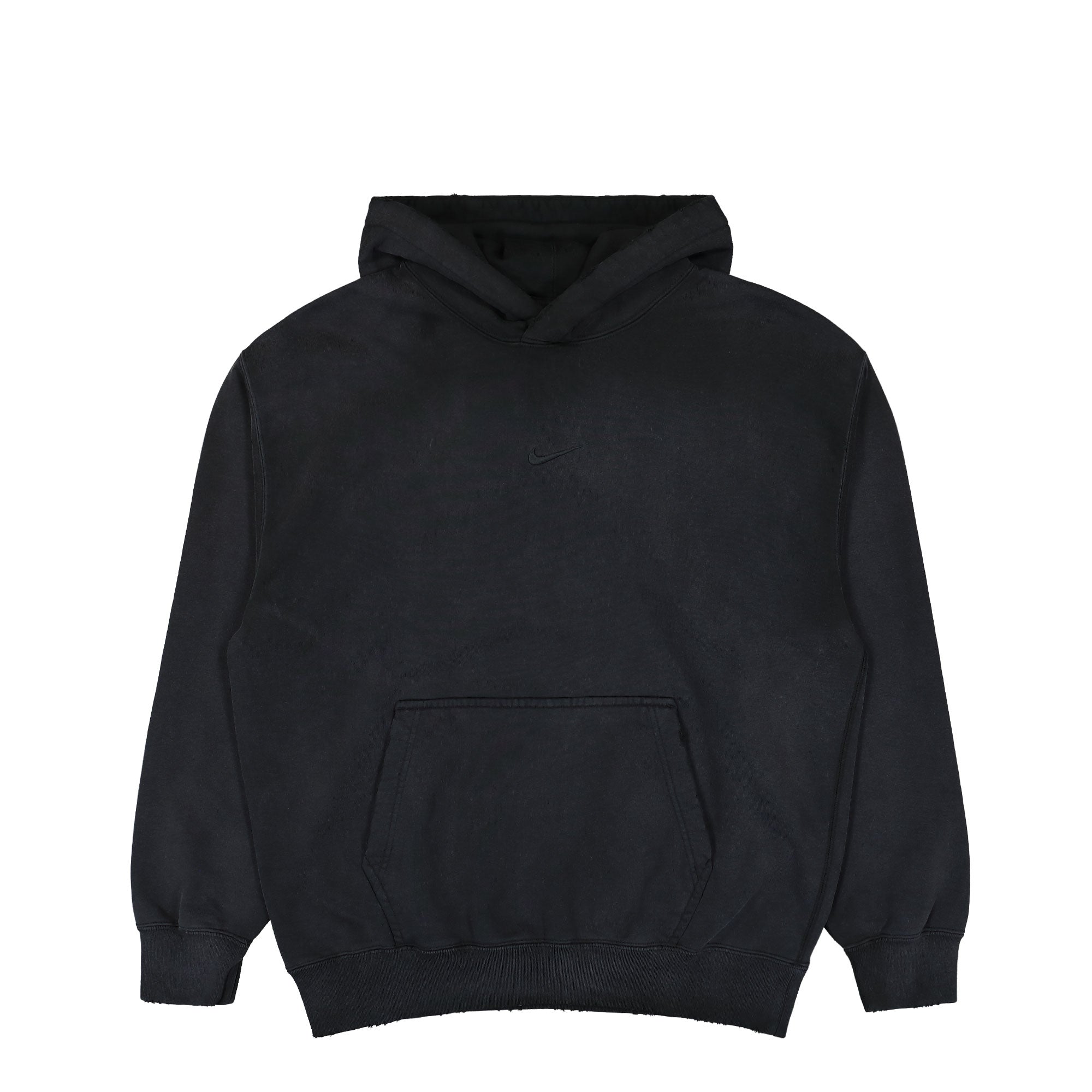 Nike Solo Swoosh French Terry Hoodie Black / Black Hoodies IB8749 010 | Overkill