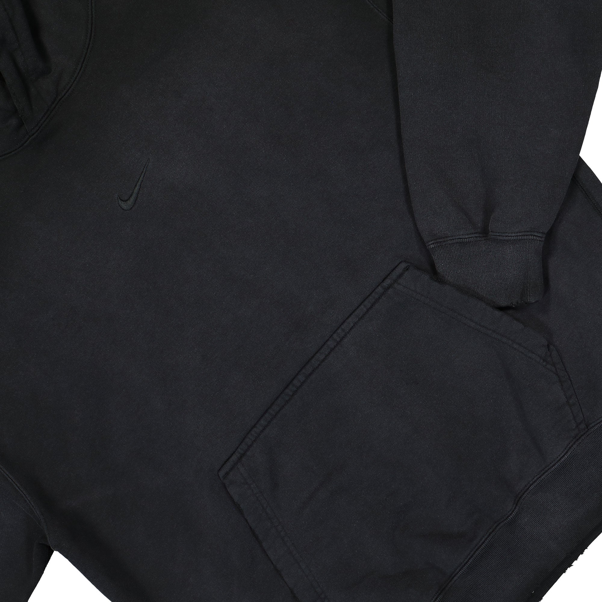 Nike Solo Swoosh French Terry Hoodie Black / Black Hoodies Detailfoto | Overkill