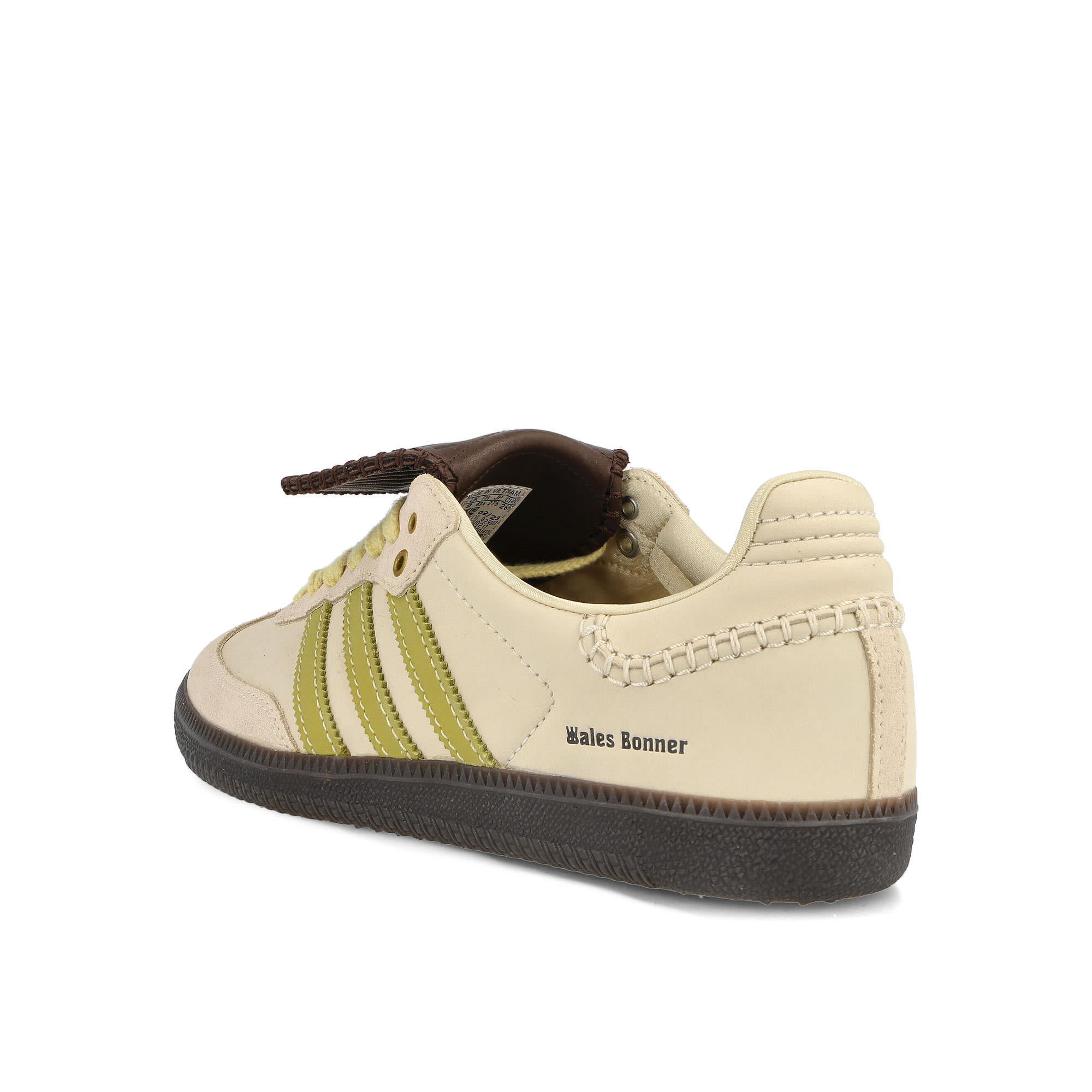adidas Wales Bonner x adidas Samba Nubuck Ecru Tint / Almost Yellow / Dark Brown Sneakers Material | Overkill