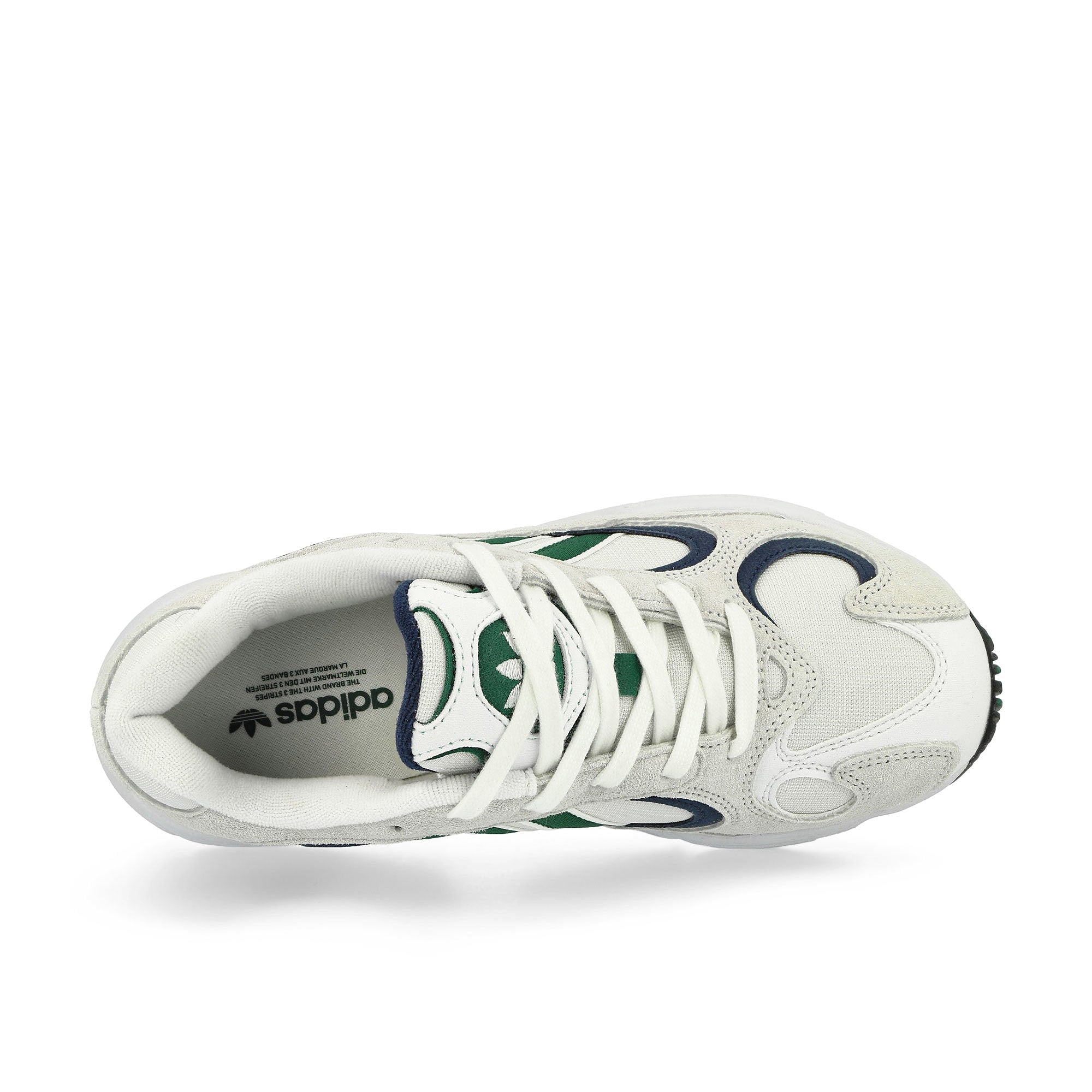 adidas Falcon Dorf W Footwear White / Collegiate Green / Night Indigo Low Top Sneakers Detailfoto | Overkill
