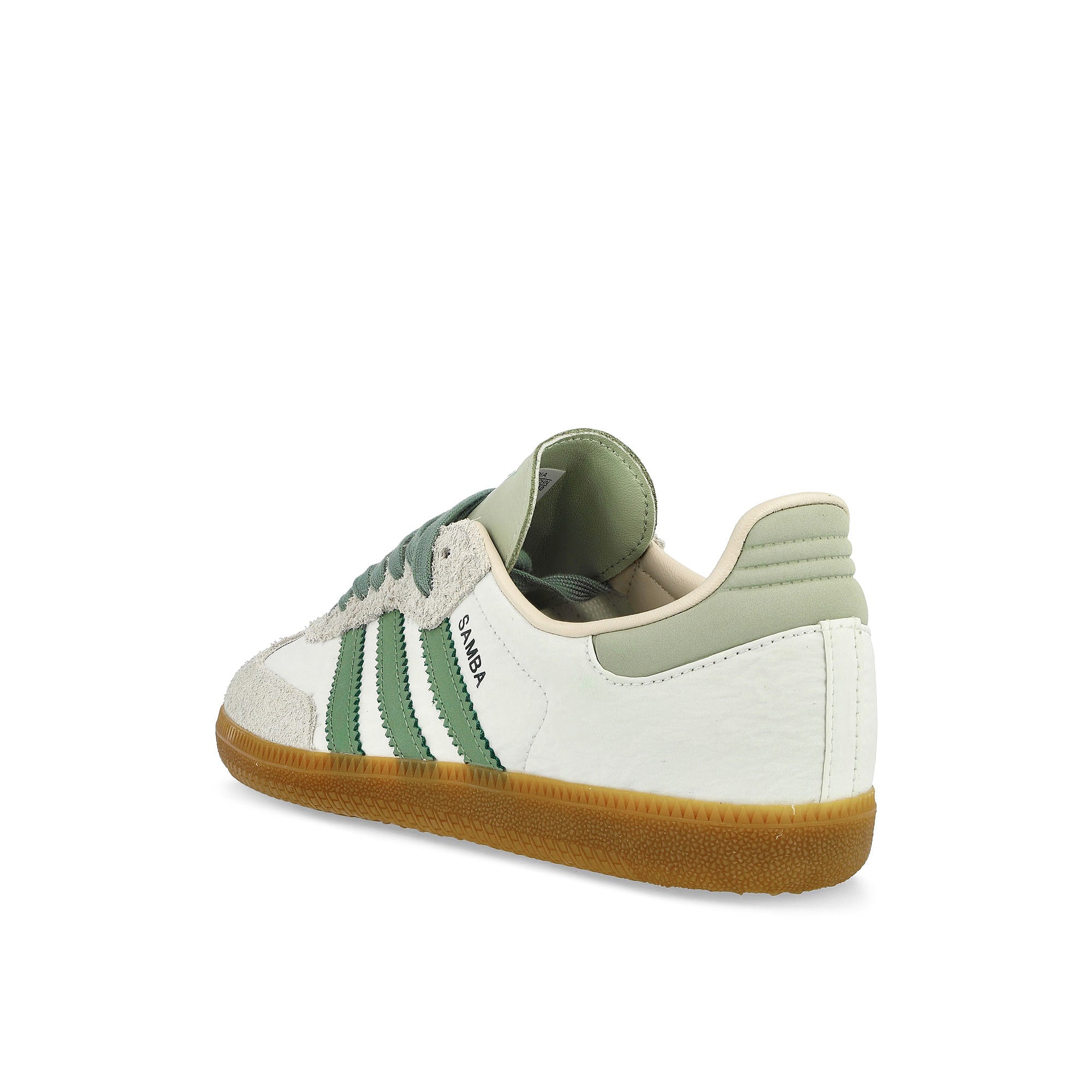 adidas Samba OG W Footwear White / Silver Green / Putty Mauve Low Top Sneakers Material | Overkill