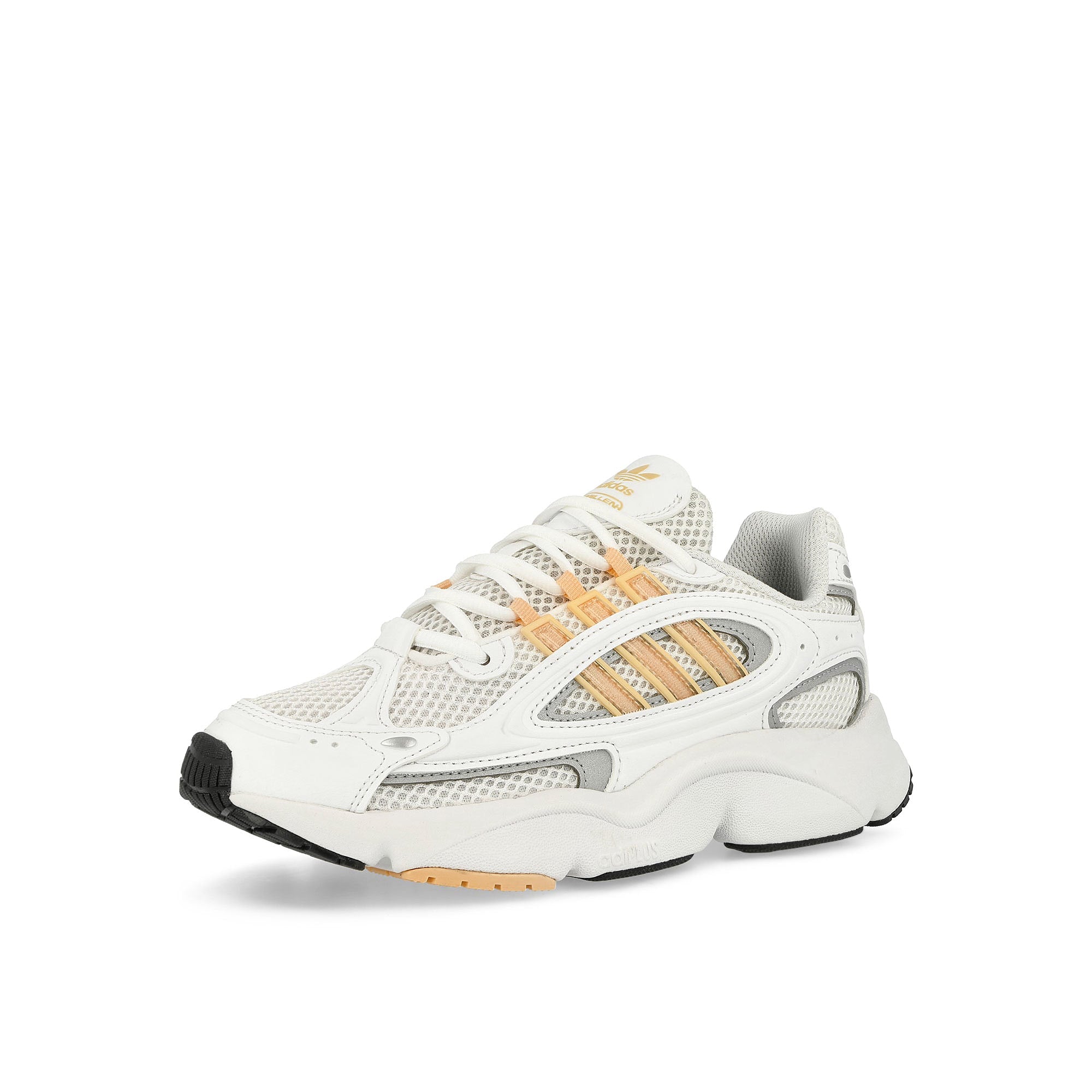 adidas Ozmillen W Footwear White / Glow Orange / Crystal Sand Low Top Sneakers Close Up | Overkill