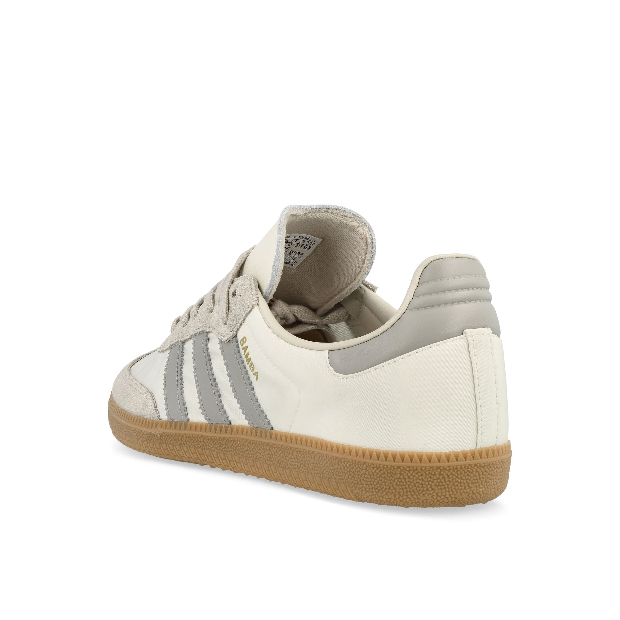 adidas Samba OG Off White / Grey Two / Alumina Low Top Sneakers Material | Overkill