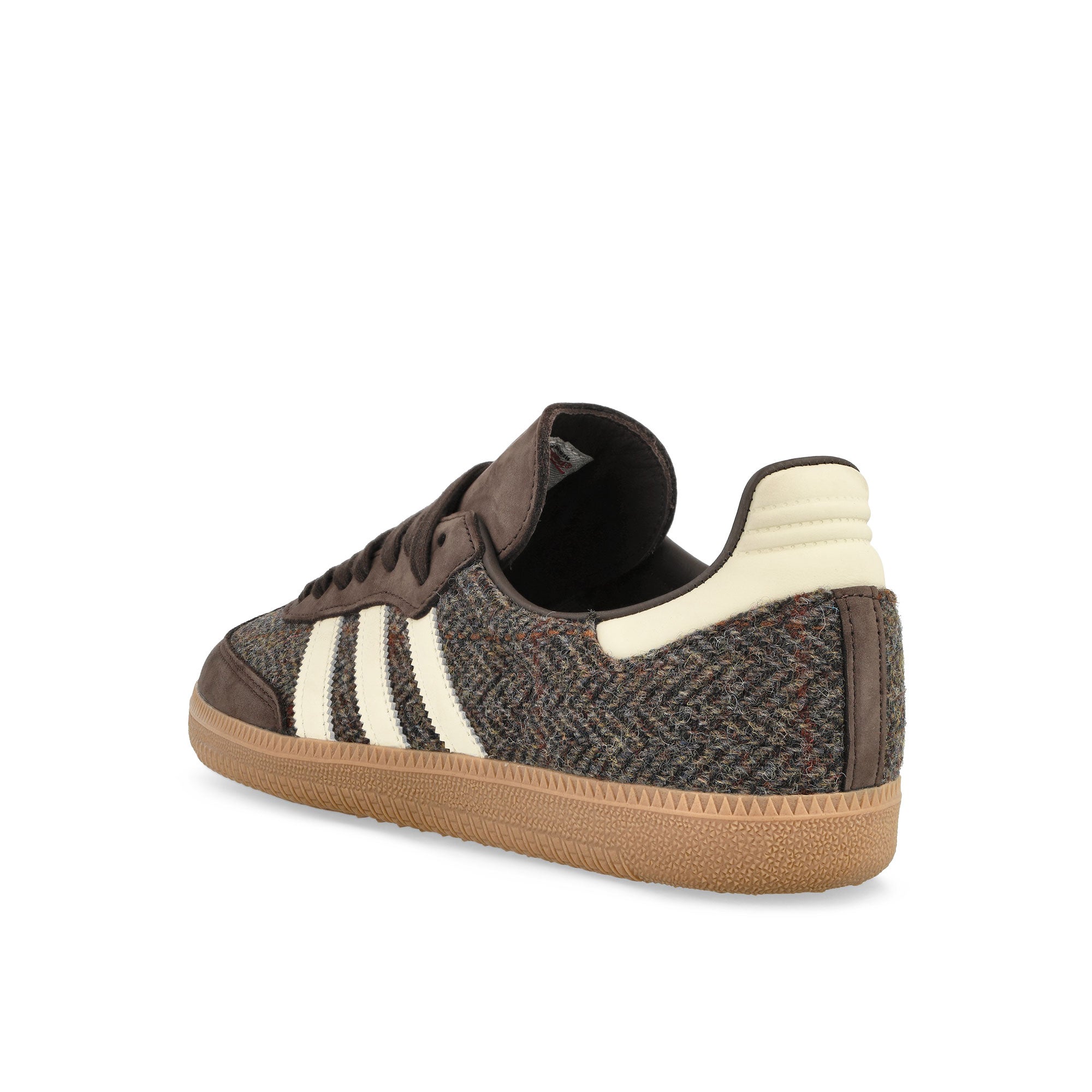 adidas Samba OG Dark Brown / Crew White / Gum 4 Low Top Sneakers Material | Overkill
